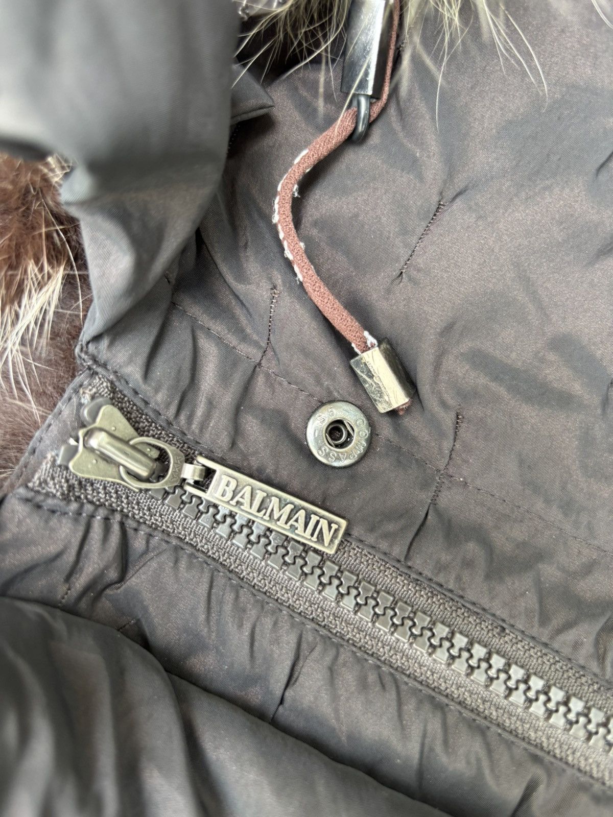 Balmain Fox Fur Trim Hooded Jacket Size US L / EU 52-54 / 3 - 6 Thumbnail