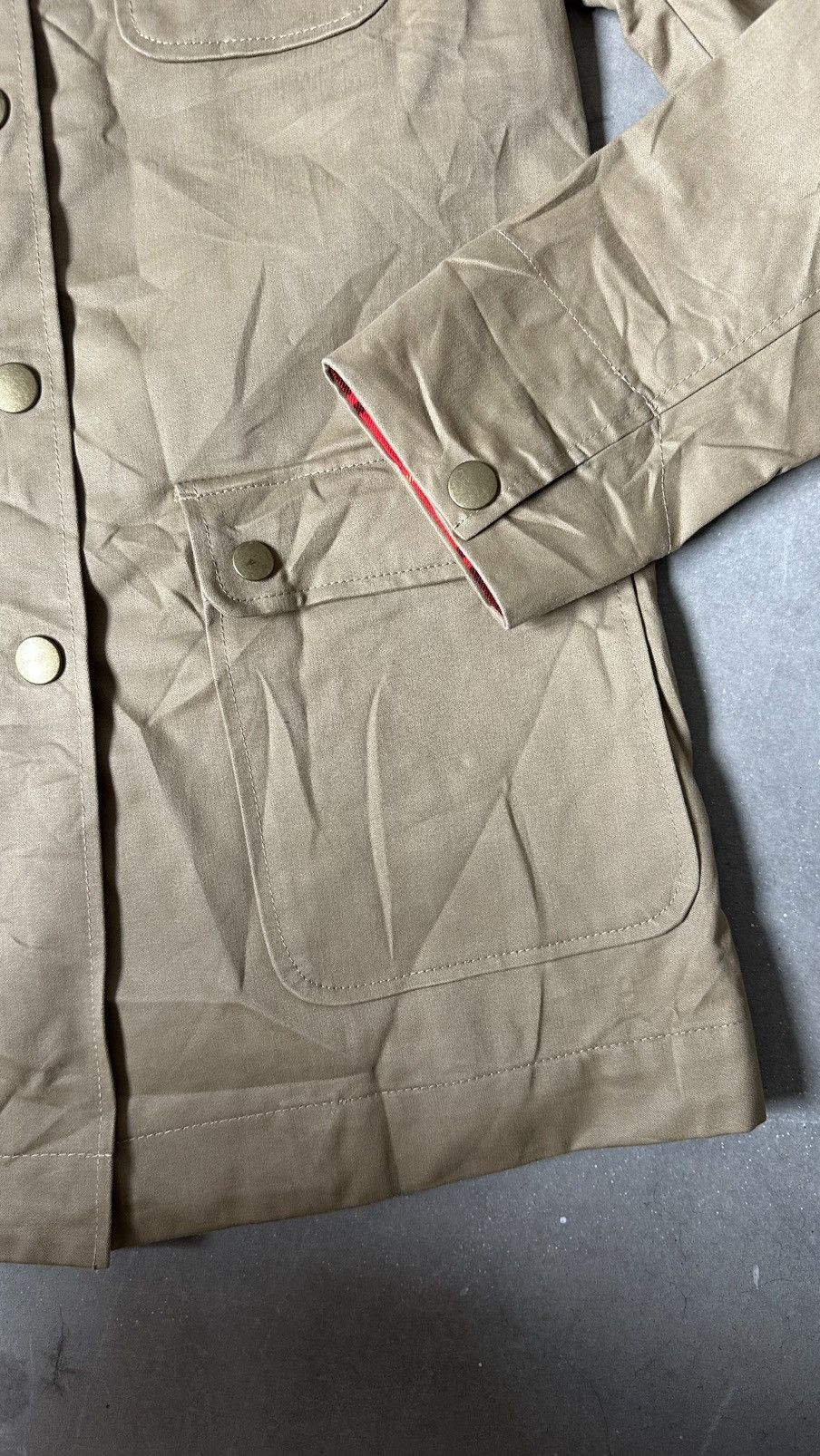 Japanese Brand NIMES BUTTON AND CHECKERED INNER PARKA Size US M / EU 48-50 / 2 - 3 Thumbnail