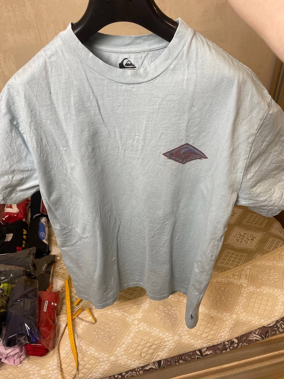 Quiksilver 🔥 Quiksilver Oversized Fit Big Logo Surf Beach T Shirt Tee Size US L / EU 52-54 / 3 - 5 Thumbnail