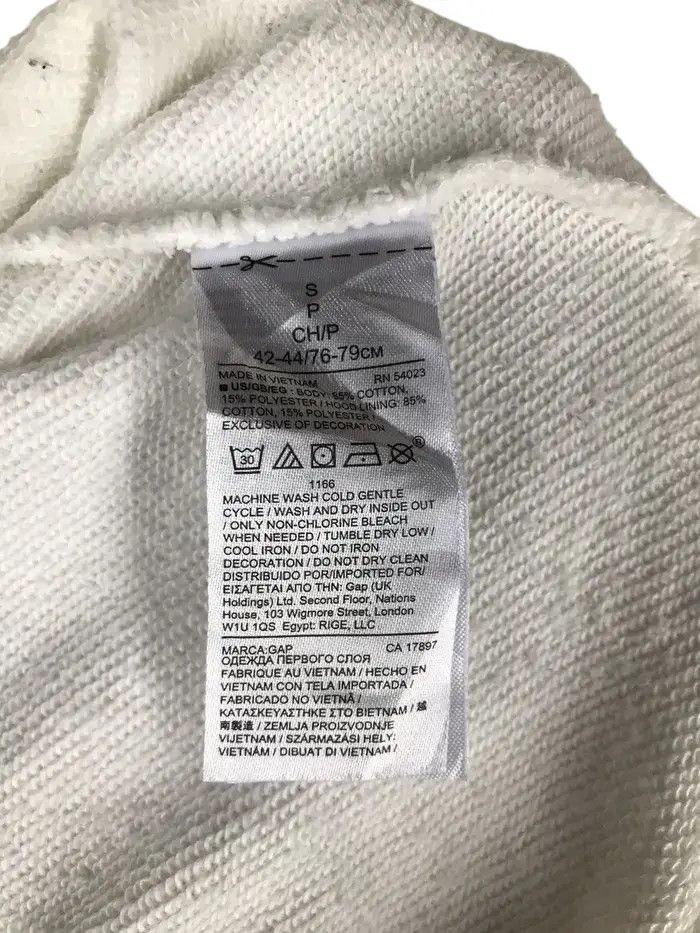 Gap Gap Denim Logo Hoodies Size US S / EU 44-46 / 1 - 7 Thumbnail