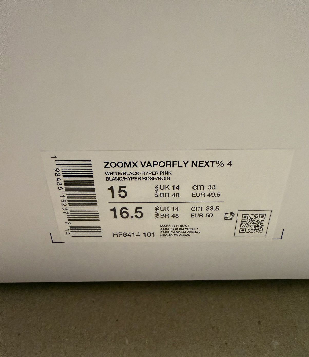 Nike Nike Zoom X Vaporfly Next 4% Men’s 15 running shoes NEW! Size US 15 / EU 48 - 6 Thumbnail