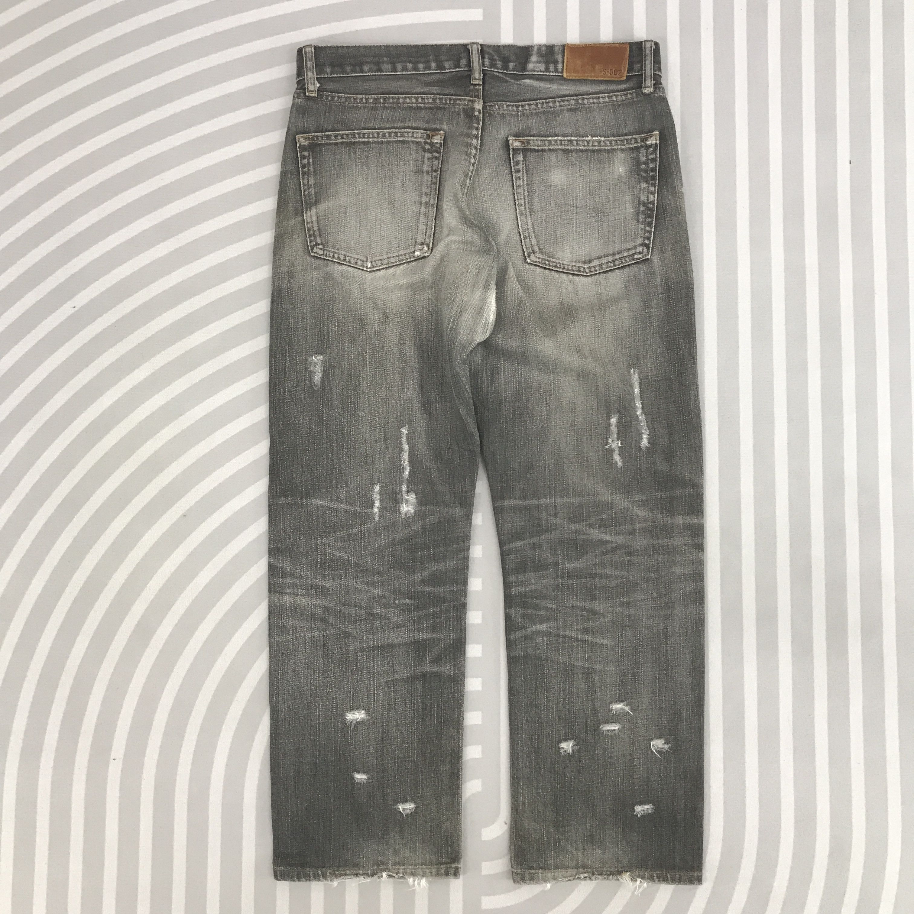 Uniqlo × Vintage Vintage Uniqlo Distressed Black denim jeans pants Size US 32 / EU 48 - 4 Thumbnail