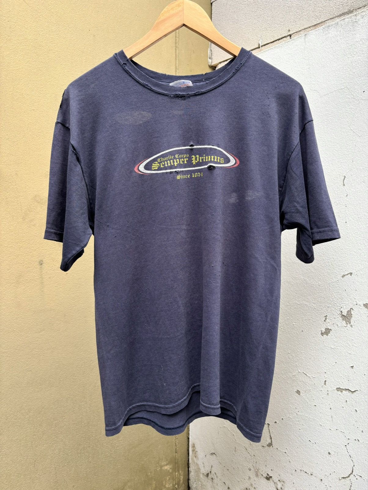 Vintage Faded Thrashed Semper Primus T Shirt Distressed ERD Size US M / EU 48-50 / 2 - 6 Thumbnail