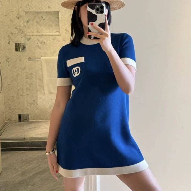 Gucci Gucci Blue dress Size XXS / US 00 / IT 34 - 3 Thumbnail
