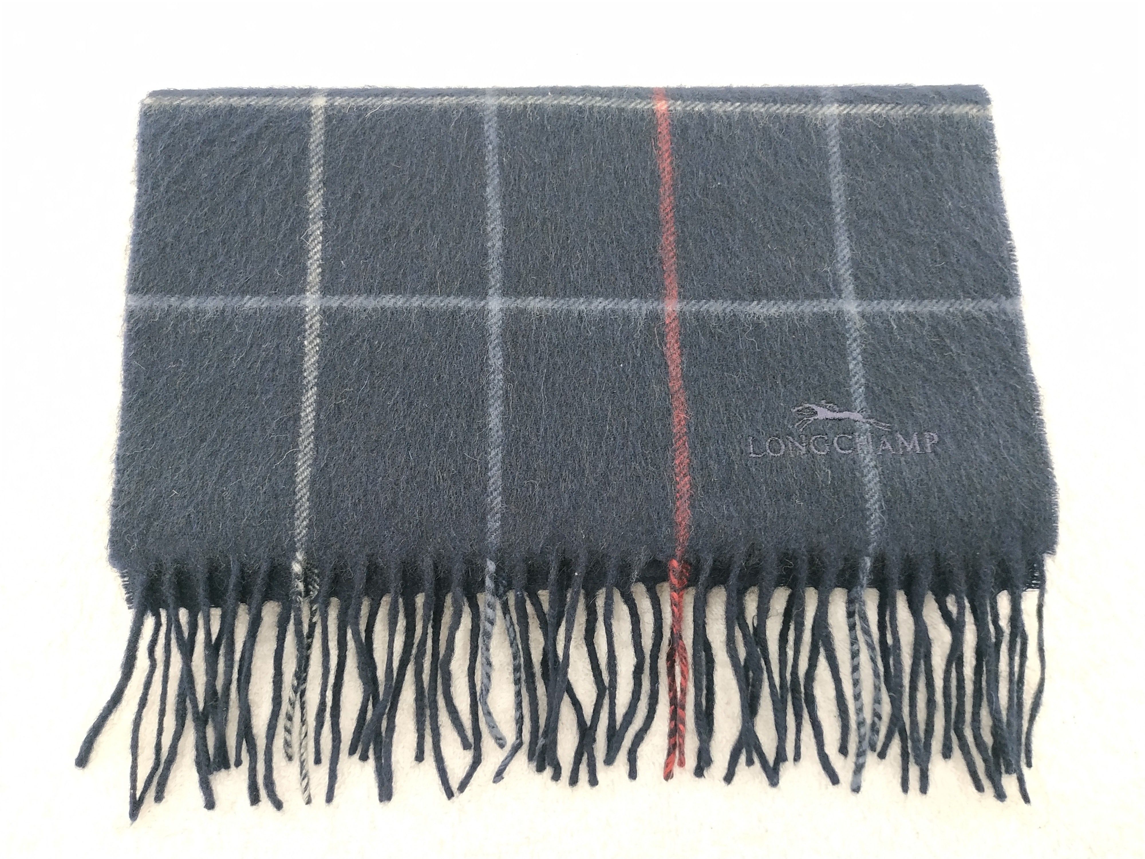 Longchamp Vintage Longchamp Scarf/Muffler/Neckwear MF332 Size ONE SIZE - 3 Thumbnail