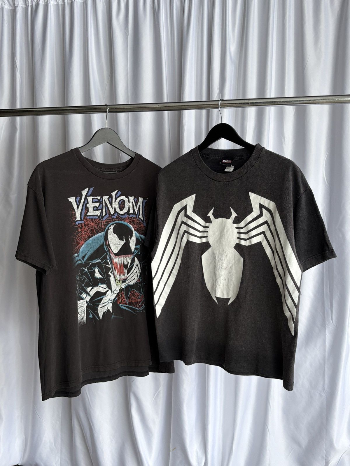 Marvel Comics Vintage Marvel Comics Venom Spider Man AOP Faded Tee Shirt Size US L / EU 52-54 / 3 - 5 Thumbnail