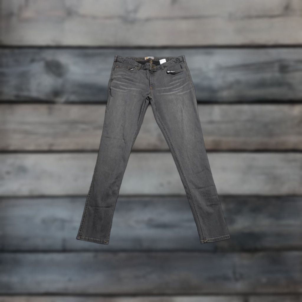 Carhartt Carhartt Jeans Womens 18 Gray Slim Skinny Dark Wash 90s Vintage Theme USA 5-Pocket Mens Womens Girls Boys Size 40" / US 18 - 1 Thumbnail