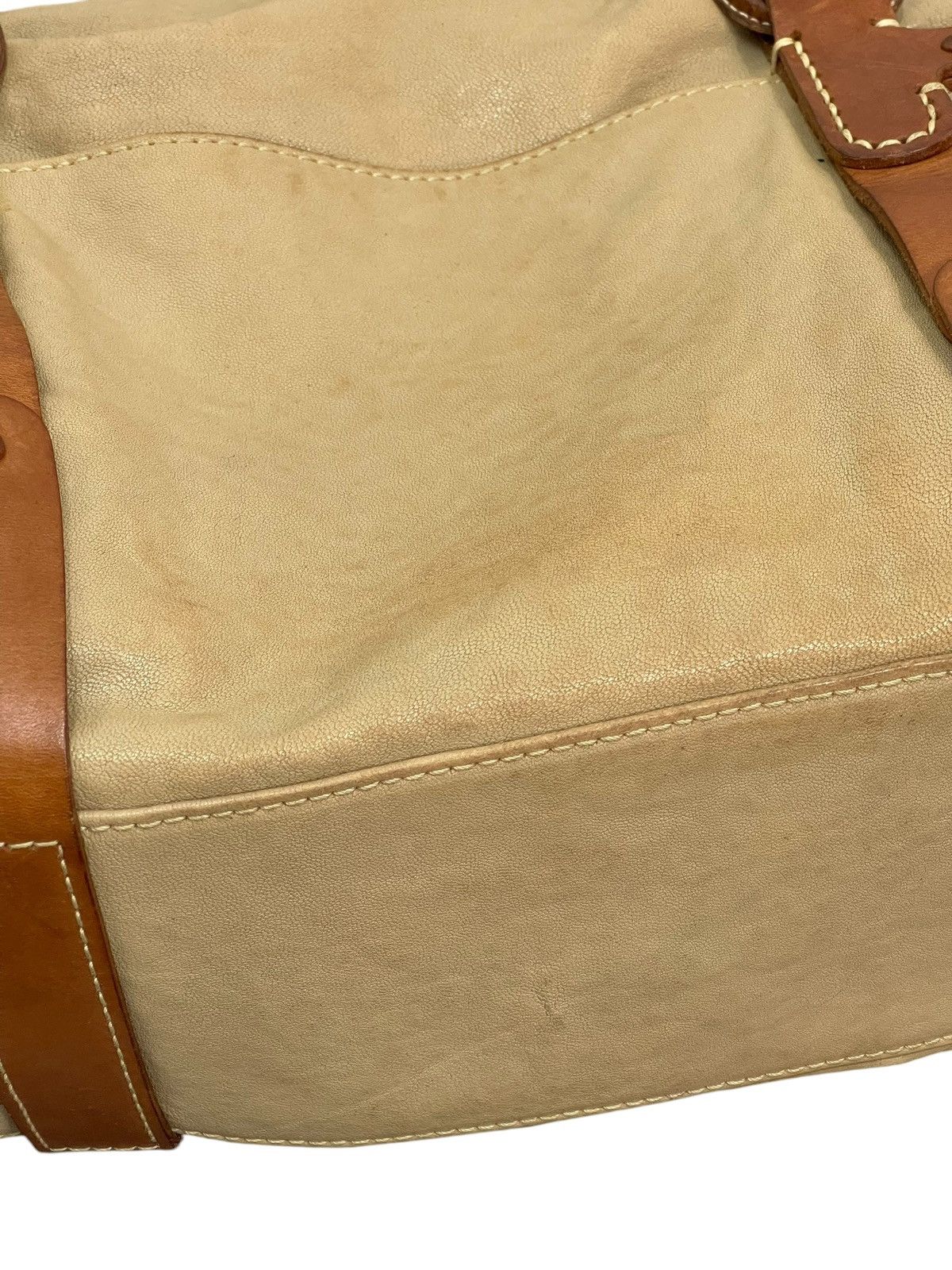 Genuine Leather Full Leather Patina Genten Japan Hand Bag 1🟩8 Size ONE SIZE - 16 Thumbnail