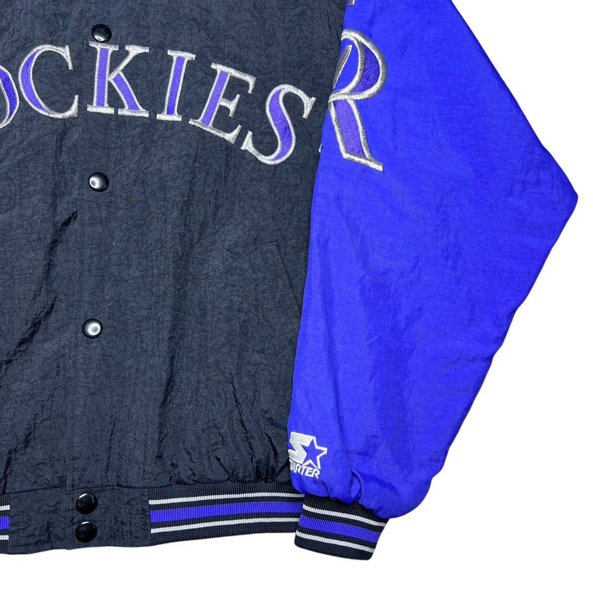 Starter 1990s MLB Colorado Rockies Starter Diamond Collection Jacket Size US M / EU 48-50 / 2 - 19 Thumbnail