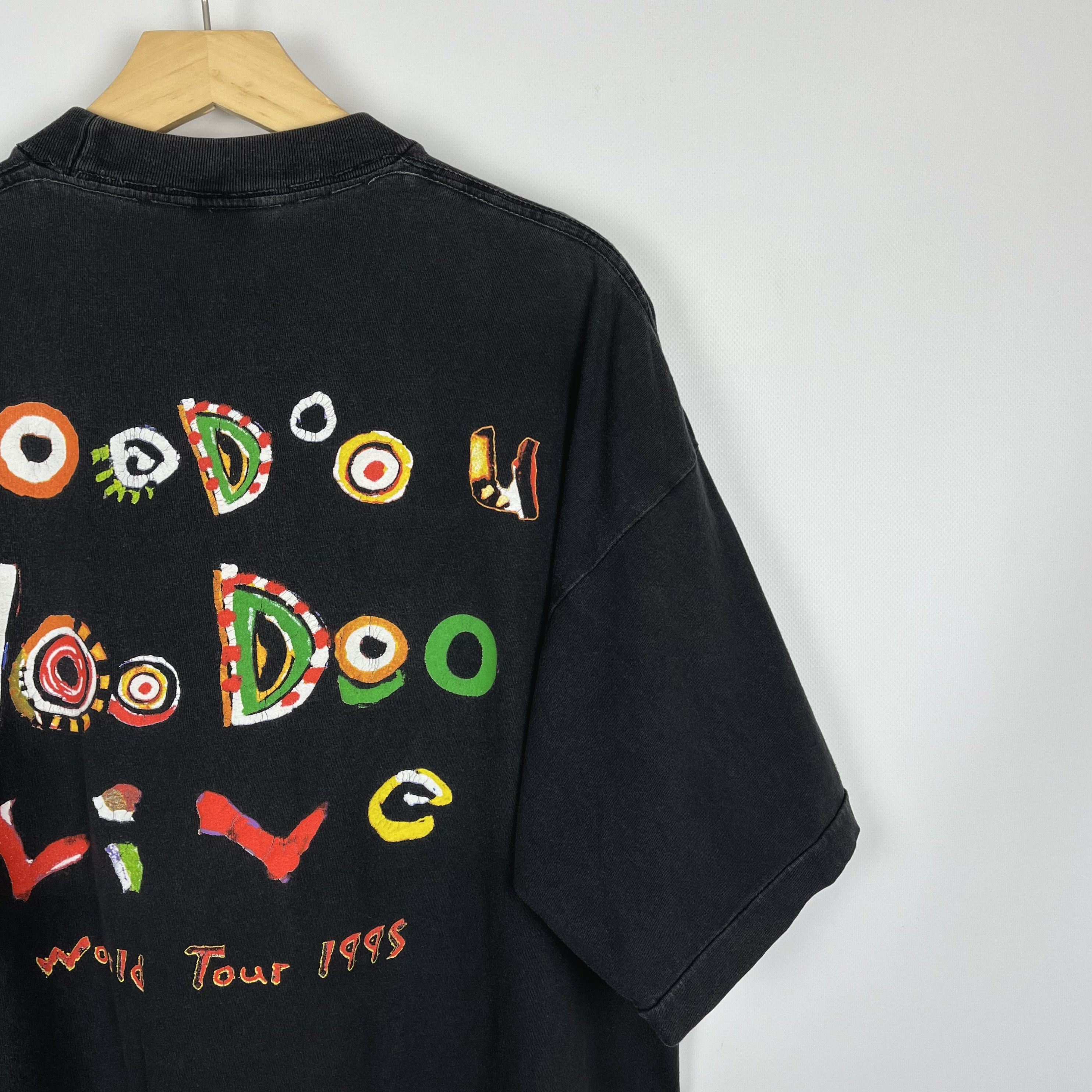 Band Tees Vintage Rolling Stones Voodoo Lounge Tour T Shirt 1995 Size US XL / EU 56 / 4 - 14 Thumbnail
