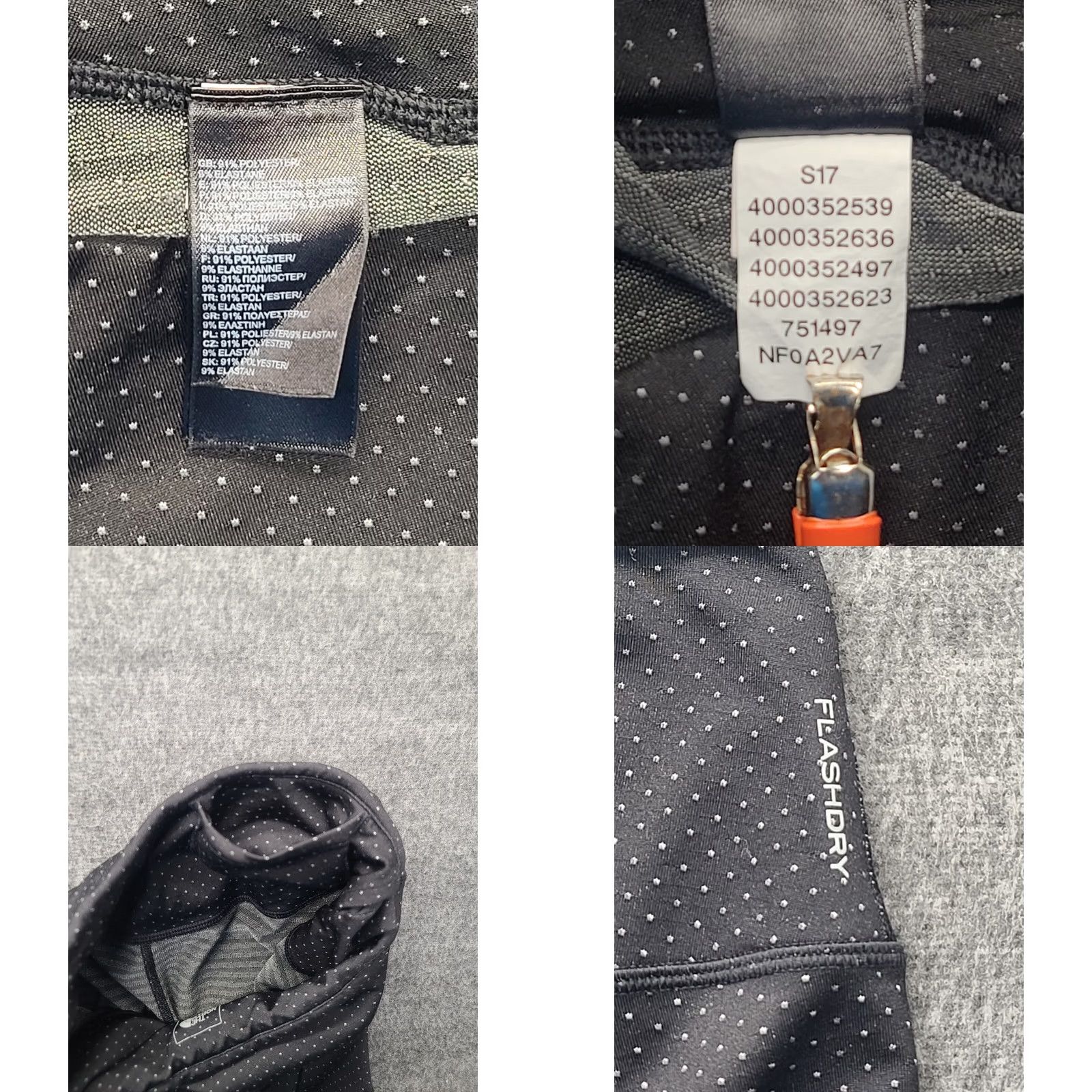 The North Face The North Face Leggings Womens L Black Polka Dot Athleisure Moisture Wicking Pockets Flashdry Yoga CrossFit Sleep? Size 36" / US 14 / IT 50 - 8 Thumbnail