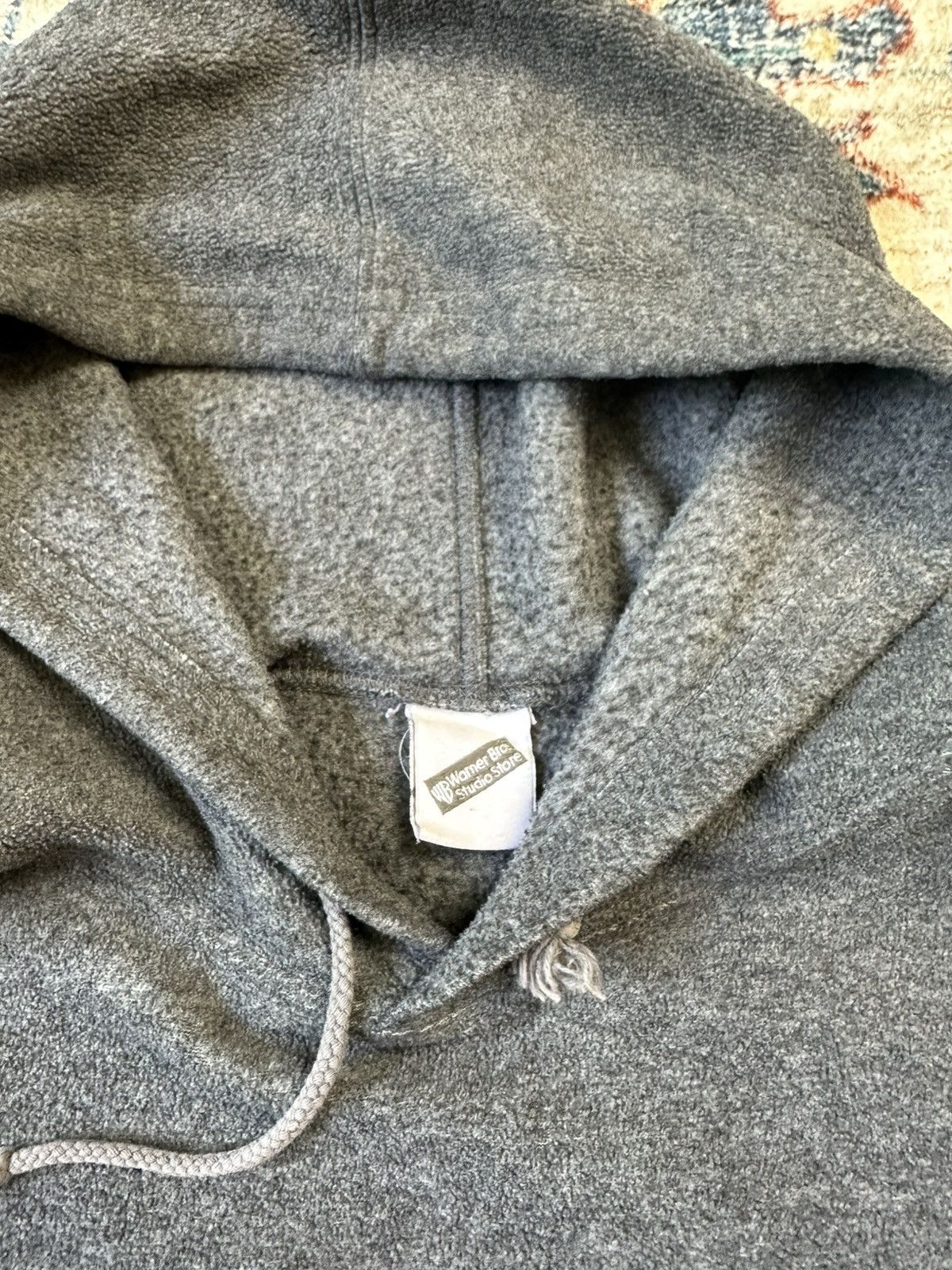Vintage Vintage Looney Tunes Spellout Pullover Fleece Hoodie Large Size US L / EU 52-54 / 3 - 3 Thumbnail