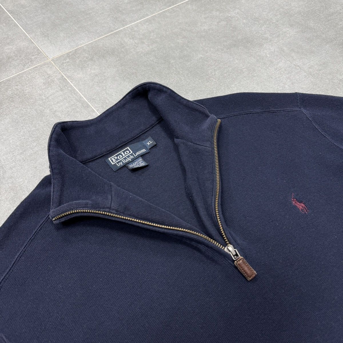 Polo Ralph Lauren × Vintage Vintage Polo Ralph Lauren 1/3 Zip Pullover Sweater Jumper Size US XL / EU 56 / 4 - 9 Thumbnail
