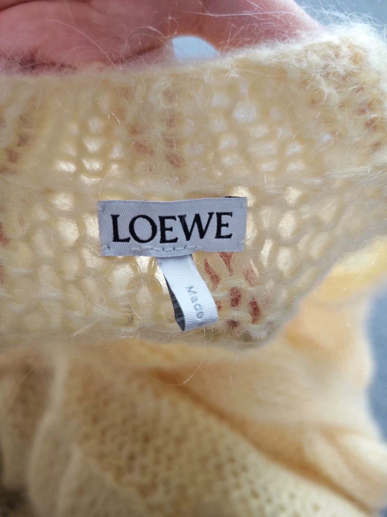 Loewe LOEWE Colorful round neck lace-knitted sweater with floral Size XS / US 0-2 / IT 36-38 - 3 Thumbnail