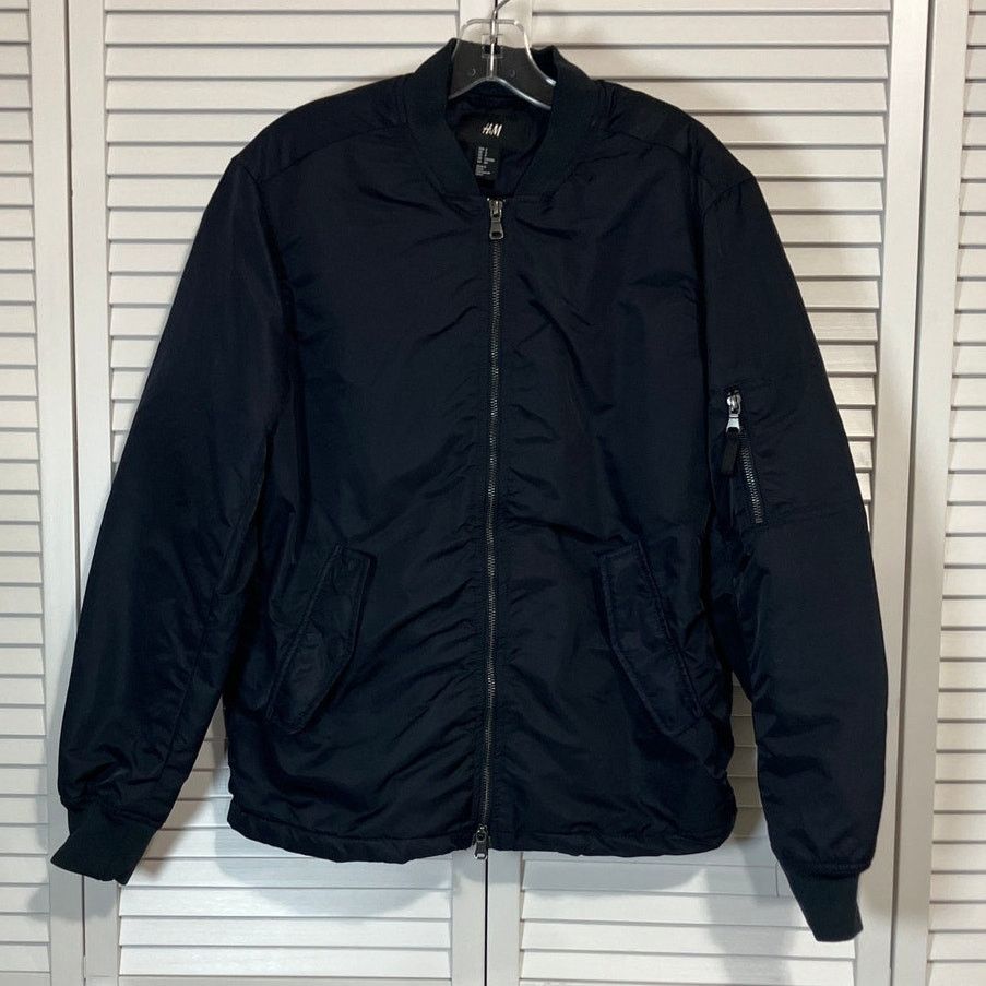 H&M × Heron Preston H2 leather jacket | Grailed