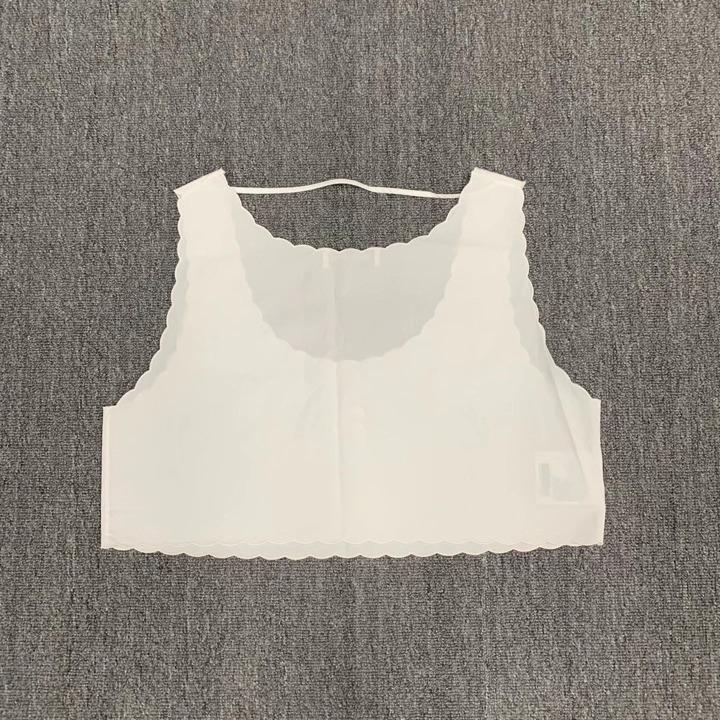 Miu Miu MIU MIU White Embroidered Logo Cami Top Size S / US 4 / IT 40 - 2 Thumbnail
