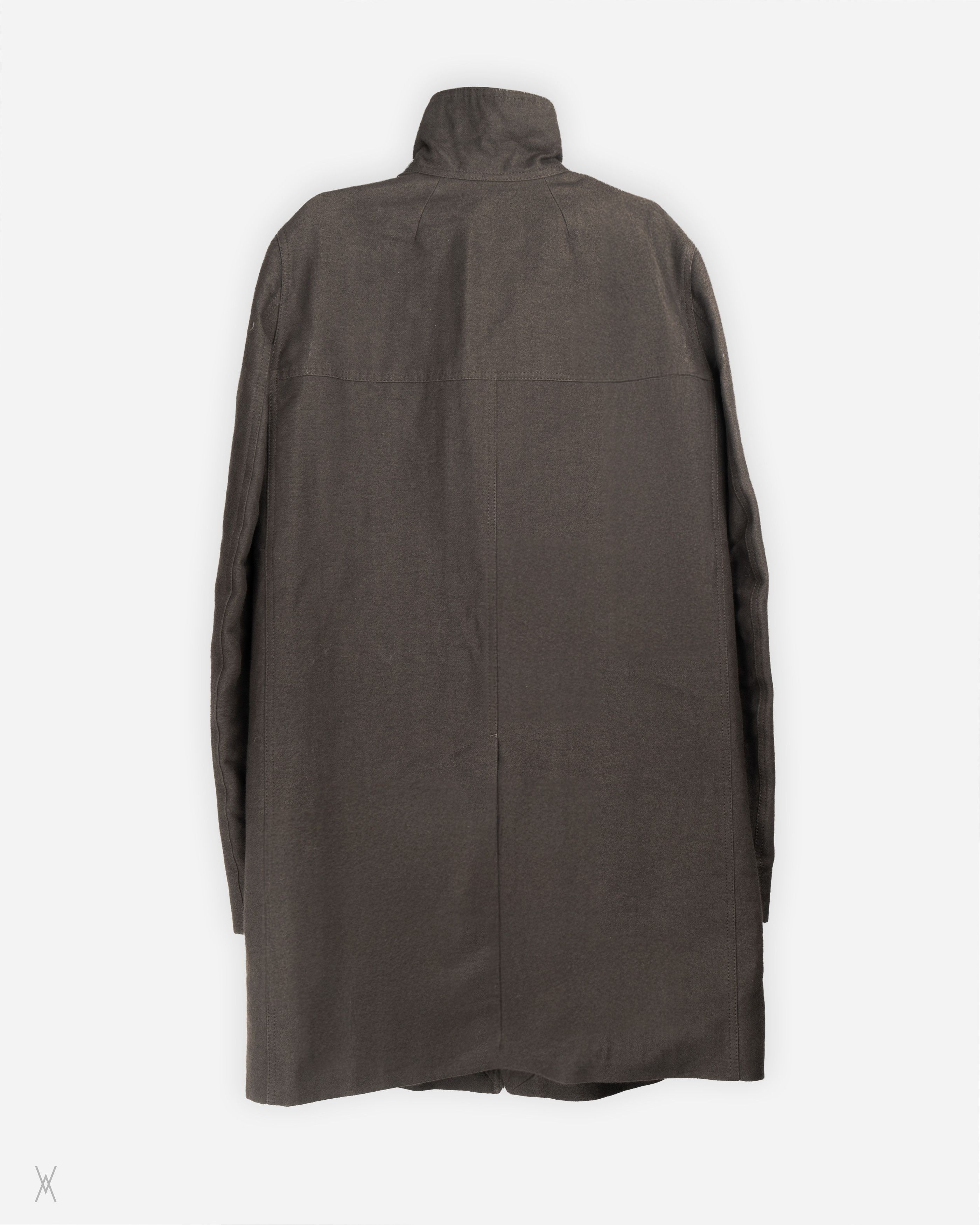 Rick Owens Rick Owens FW18 “Sisyphus” Funnel-Neck Coat Size US M / EU 48-50 / 2 - 5 Thumbnail