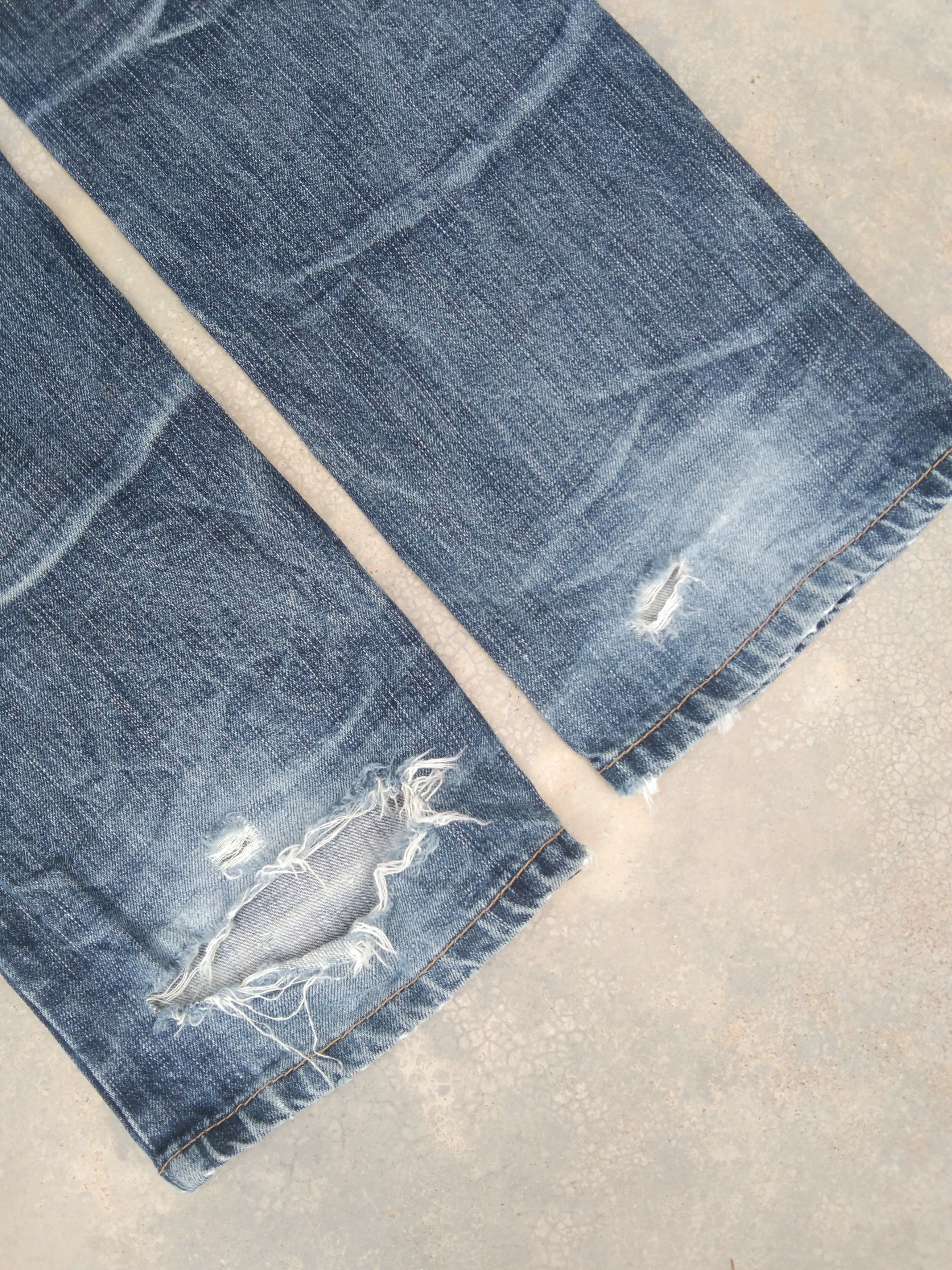 Japanese Brand × Jean × Vintage Vintage Distressed Yoshitomo Nara Lolita Jeans 28x30 Size US 28 / EU 44 - 3 Thumbnail