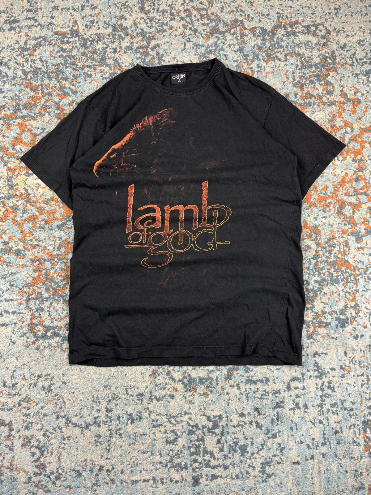 Band Tees × Vintage Vintage y2k Lamb of God graphic metal band tee Size US L / EU 52-54 / 3 - 1 Thumbnail