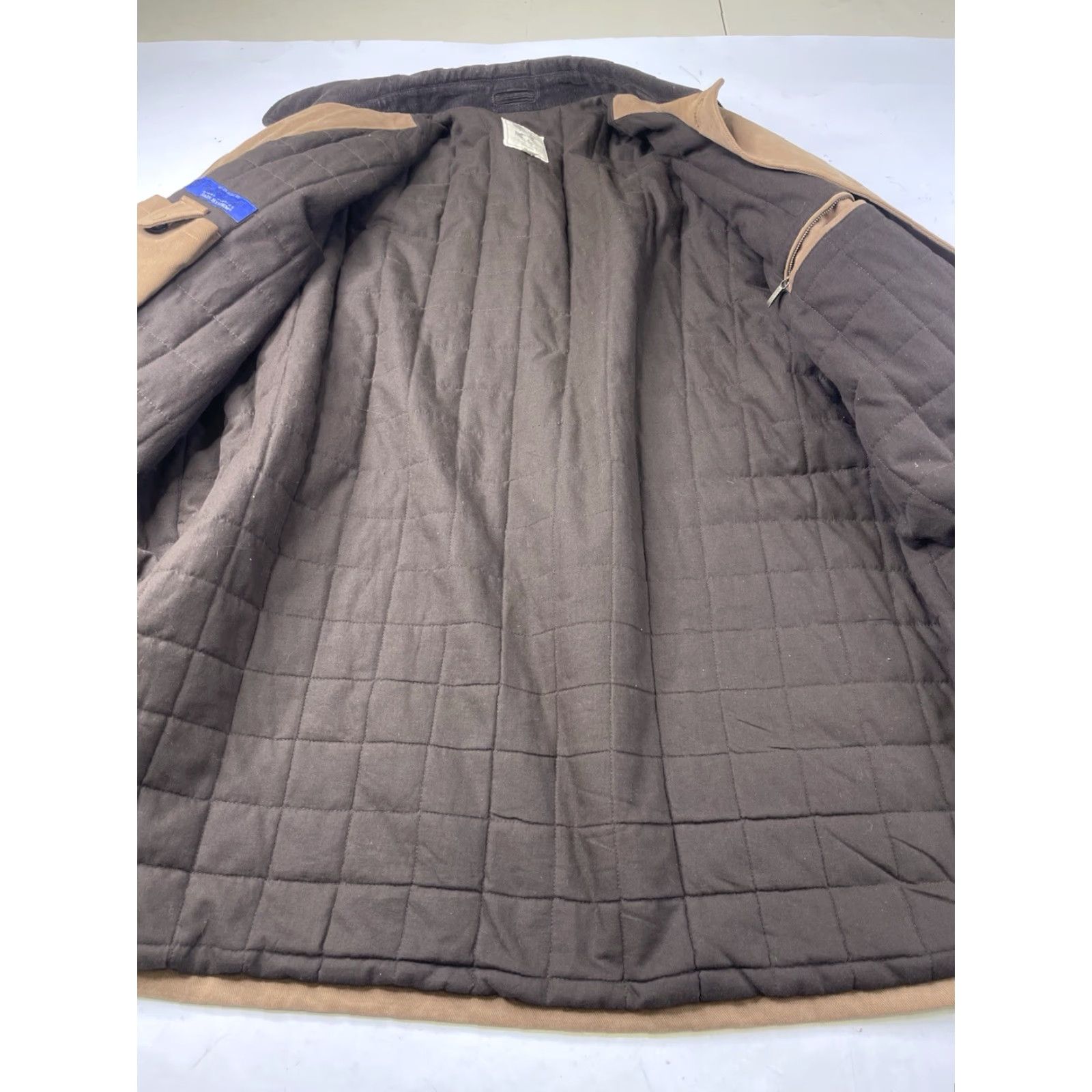 Brooks Brothers Brooks Brothers Loro Piana Rain System Chore Coat Jacket Mens 2XL Tan Cotton Twill Corduroy Coat Mens Regular Jacket Size US XXL / EU 58 / 5 - 3 Thumbnail