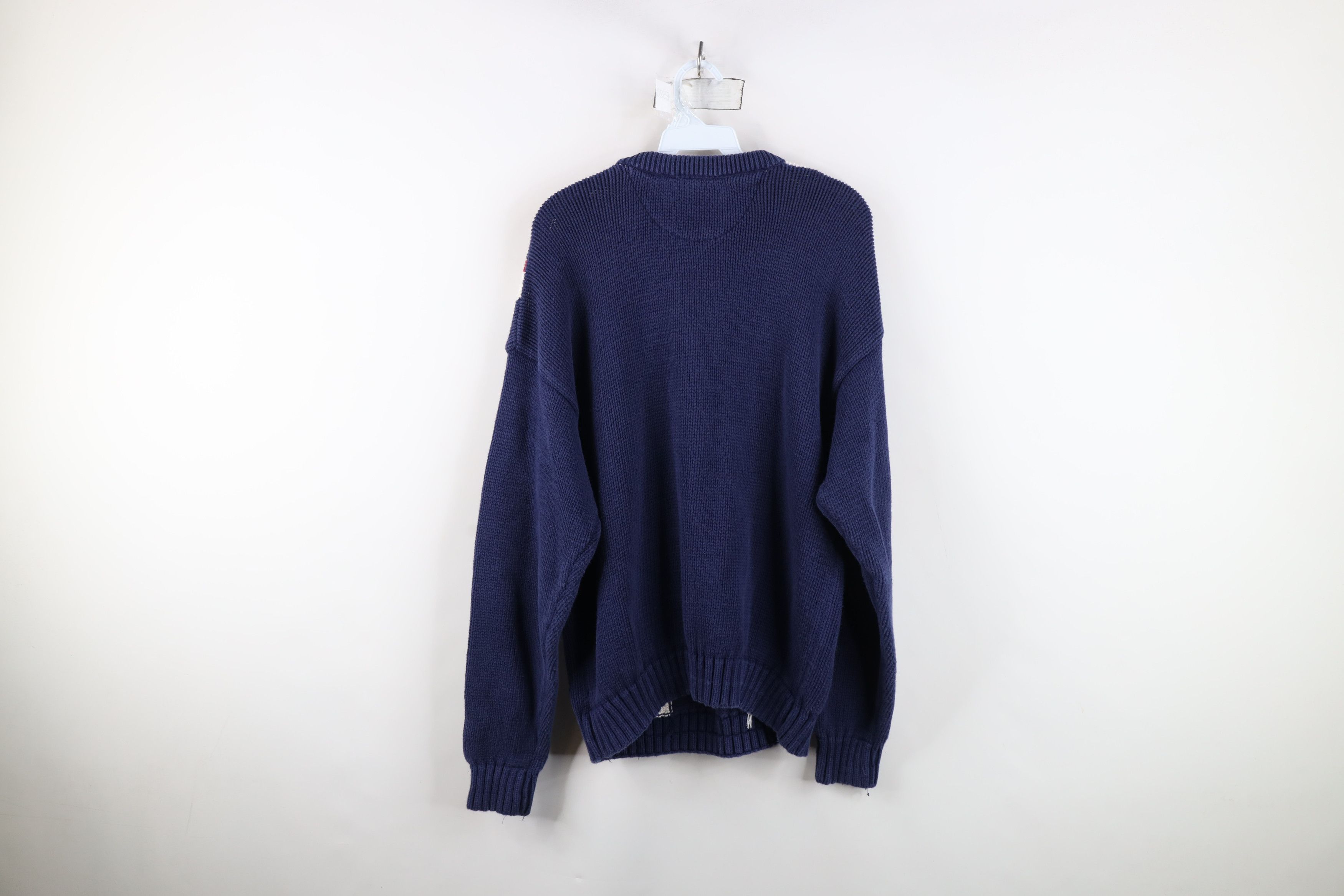 Vintage Vintage 90s Streetwear Rainbow Striped Cotton Knit Sweater Size US XL / EU 56 / 4 - 11 Thumbnail