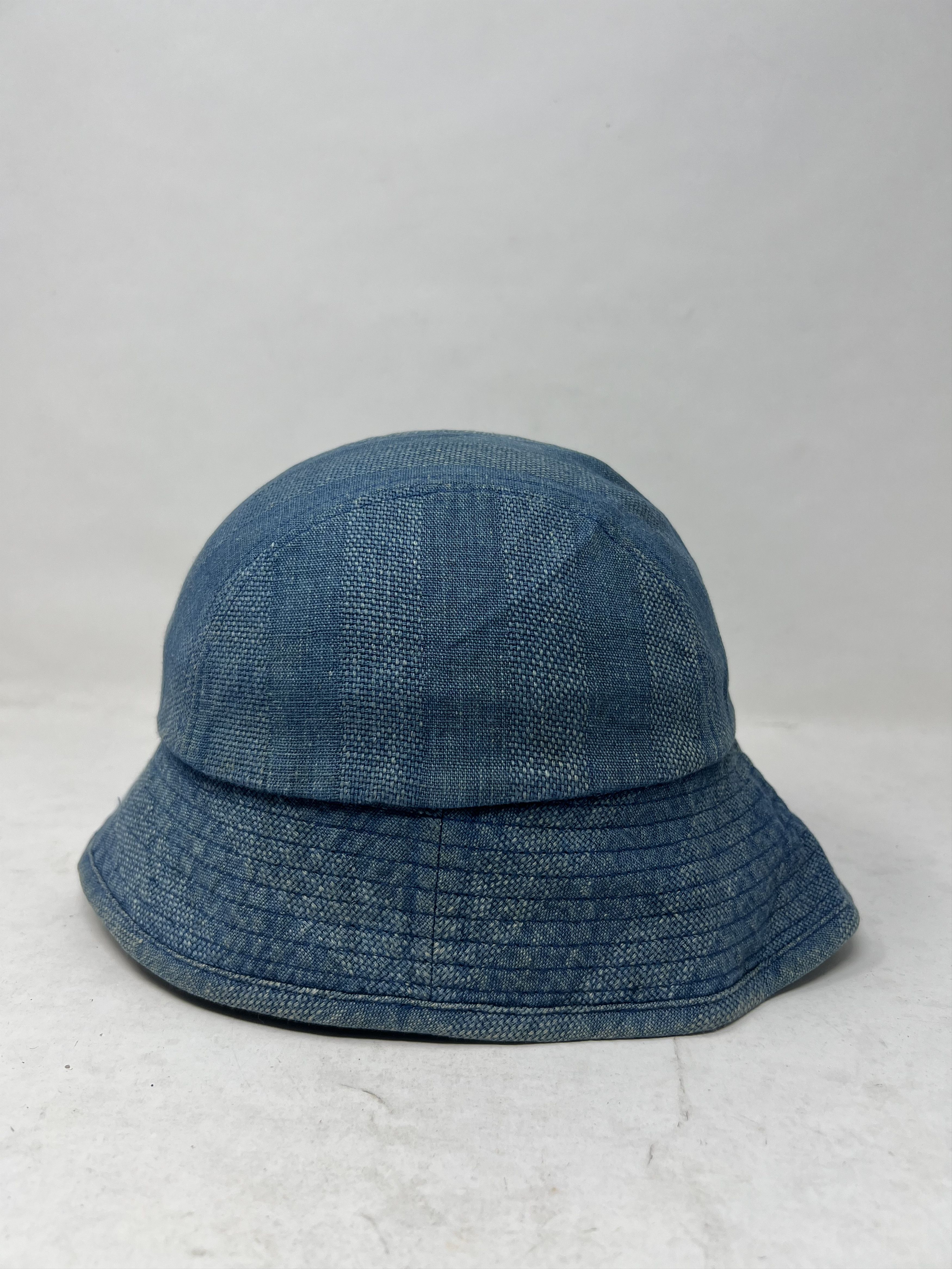 Japanese Brand Janeriver Kendo Indigo Workwear Bucket Hat Size ONE SIZE - 4 Thumbnail