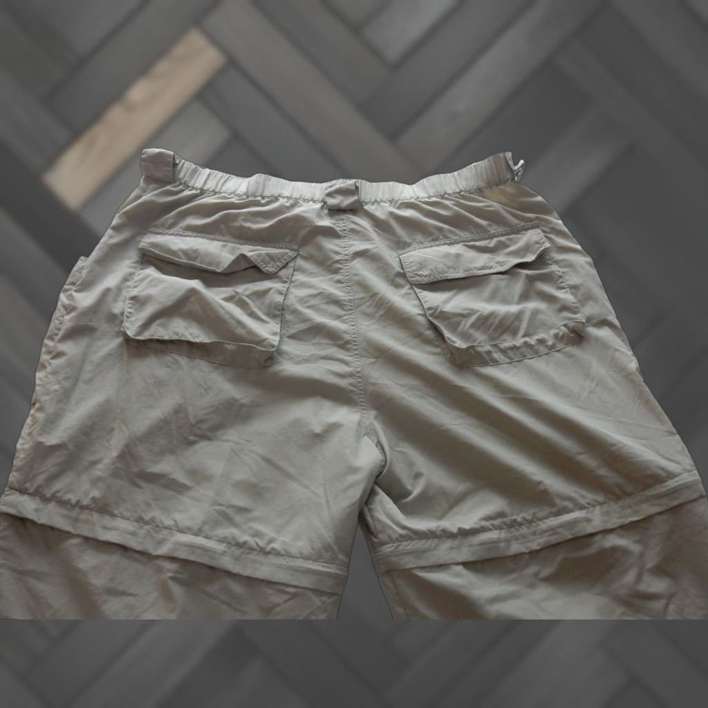 Vintage Cabela's Men's Pants Convertible Zip to Shorts XL 40x36 Ivory Track Pants Size US 36 / EU 52 - 1 Thumbnail