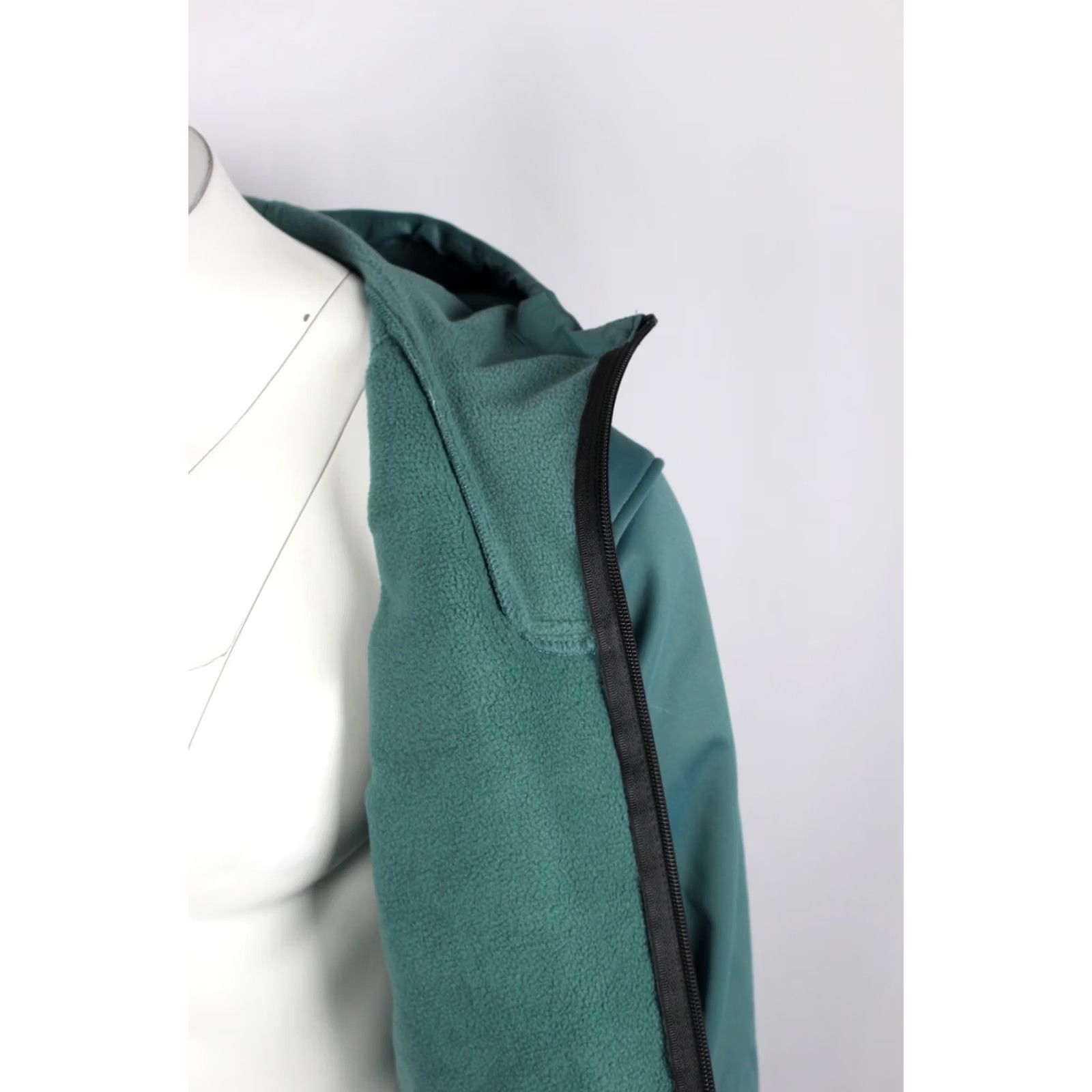 New Balance New Balance Men's Full Zip Softshell Hybrid Jacket Hooded M Medium Dark Teal Size US M / EU 48-50 / 2 - 6 Thumbnail