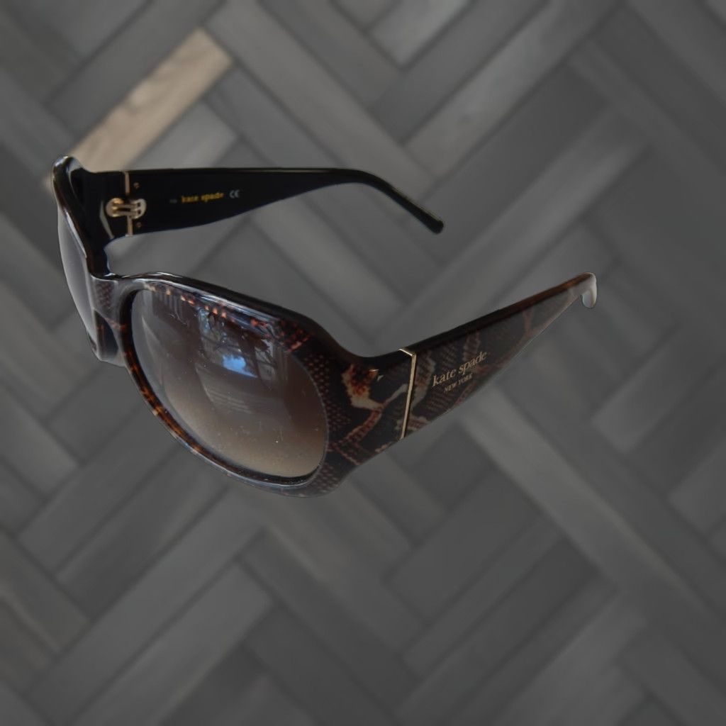 Vintage kate spade sunglasses WOMEN Bent Frame 56 17 125 Brown DK 0DZ8 OLA 2 Good Arms&Lenses Size ONE SIZE - 1 Thumbnail