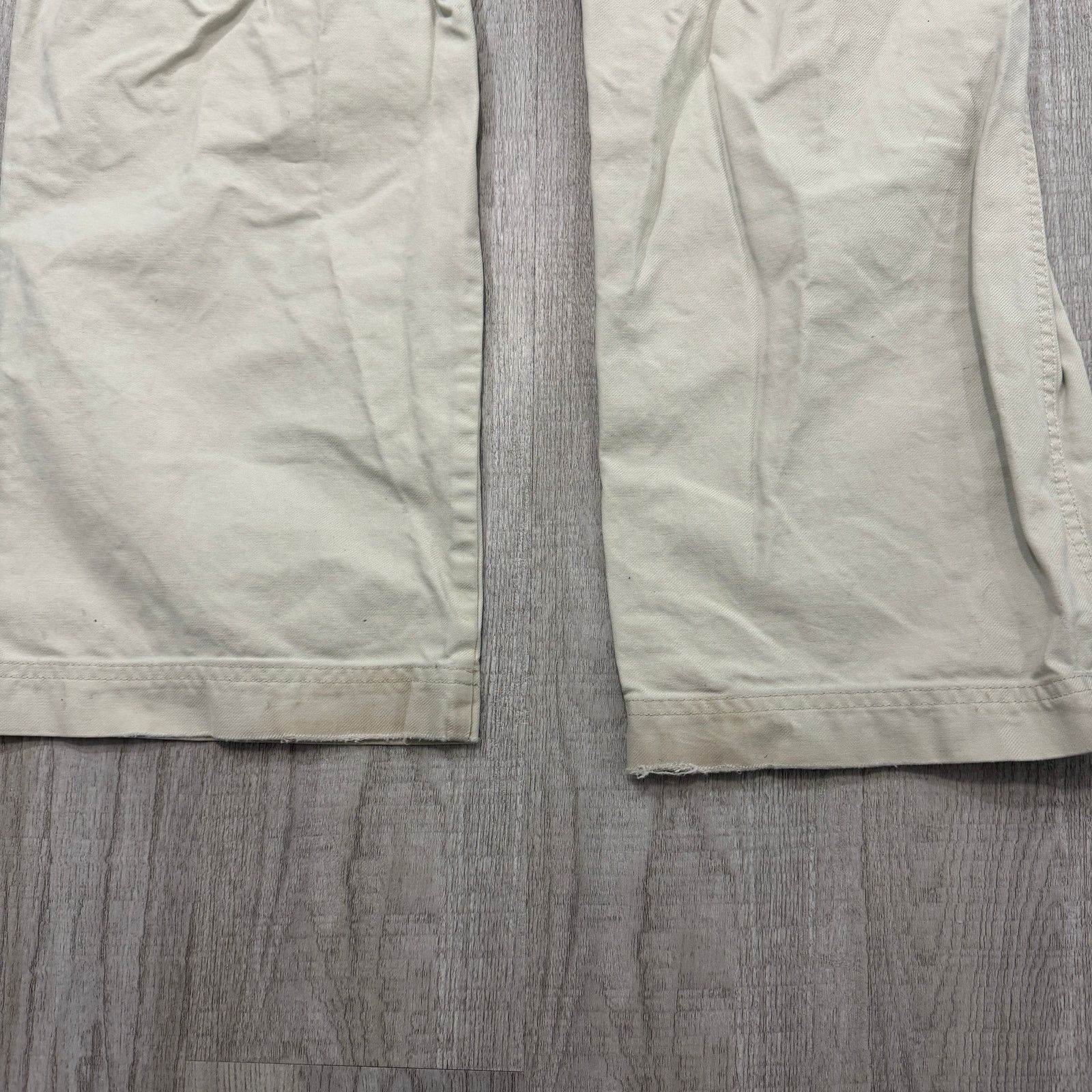 Tommy Hilfiger Vintage Tommy Hilfiger Pants Men's 33x32 Ivory Straight Size US 33 - 10 Thumbnail