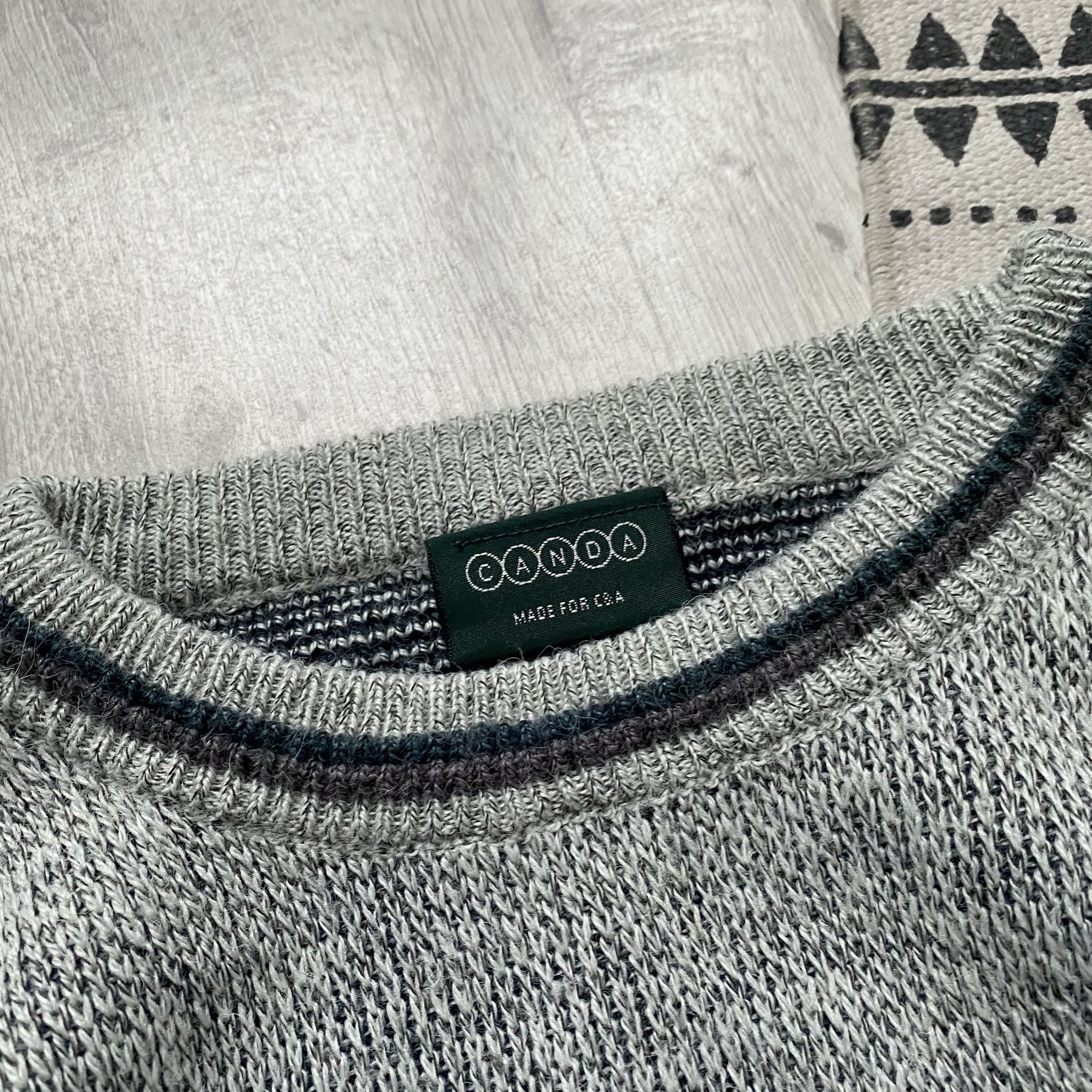 Carlo Colucci Vintage 80-90s Cozy Golf Wool kin sweater Y2K Size US XL / EU 56 / 4 - 4 Thumbnail