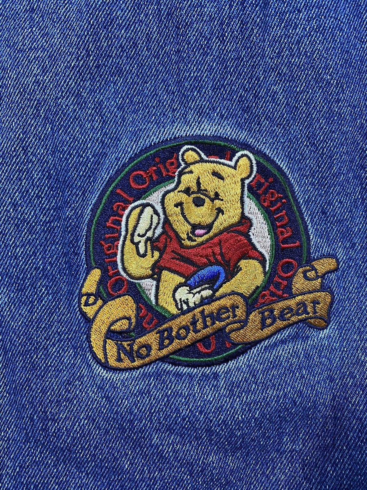 Vintage 90s Winnie the Pooh- Xxxtentacion Denim Varsity Jacket Size US XL / EU 56 / 4 - 13 Thumbnail
