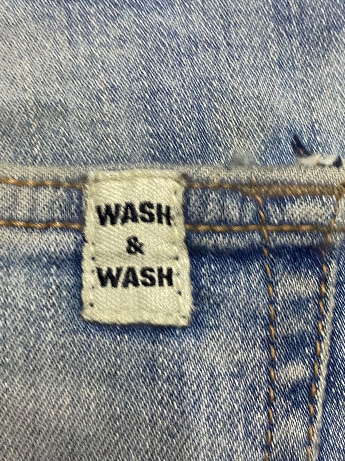 Other Peoples Republic Union Wash&Wash Distressed Denim Fade Jeans Size US 31 - 13 Thumbnail