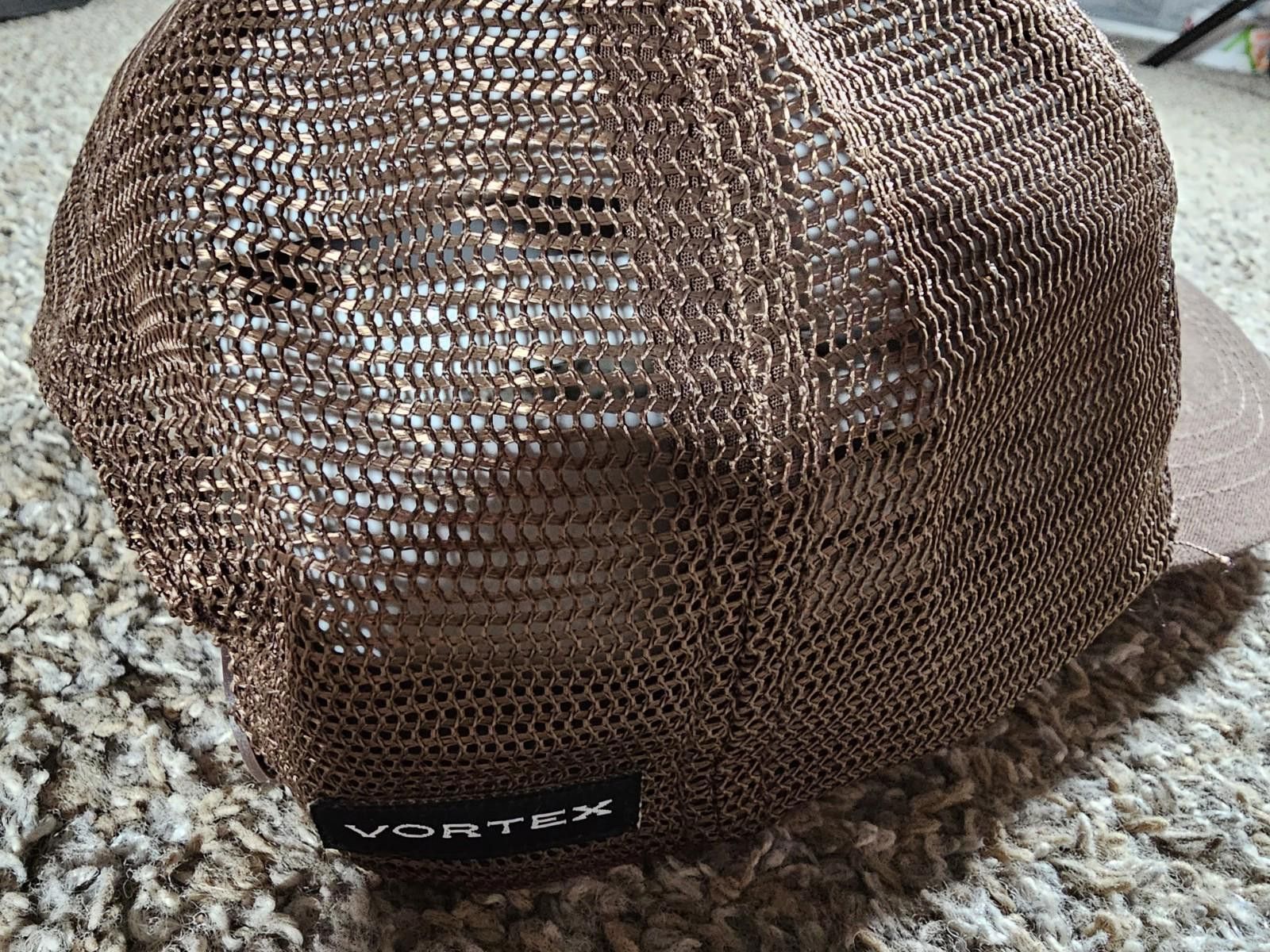 Designer Vortex Optics Total Ascent Trucker Hat Brown OS Size ONE SIZE - 3 Thumbnail