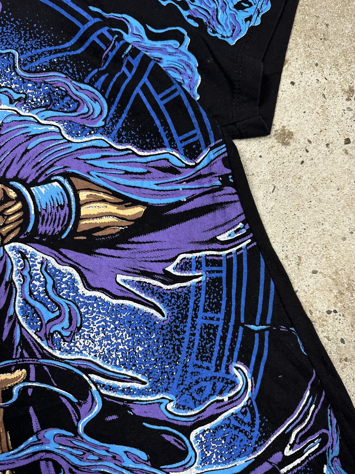 Vintage Vintage Y2K All Over Print Wizard Graphic Tee Movie Promo Size US M / EU 48-50 / 2 - 8 Thumbnail