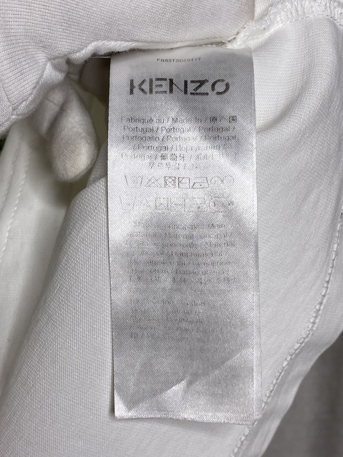 Kenzo Kenzo Tiger Embroidered Logo T Shirt Tee Oversized Cropped L Size US L / EU 52-54 / 3 - 6 Thumbnail