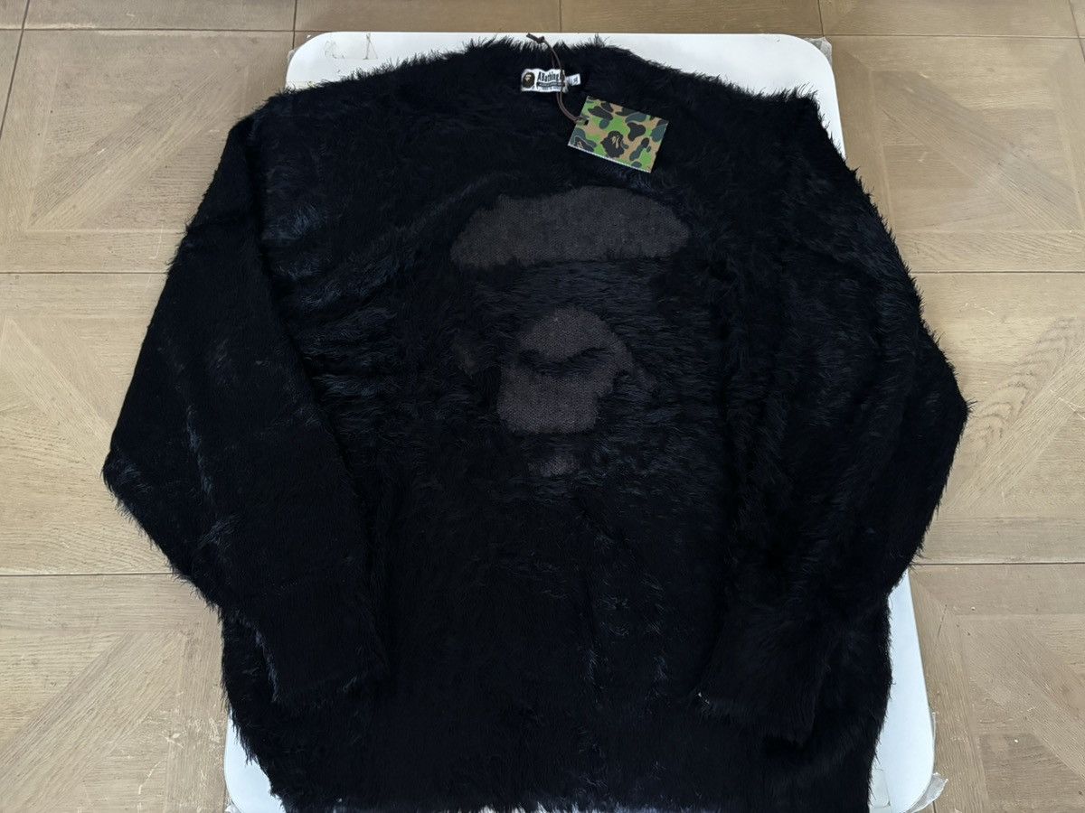 Bape Authentic ape bape ape face shaggy sweater black xl new Size US XL / EU 56 / 4 - 1 Thumbnail
