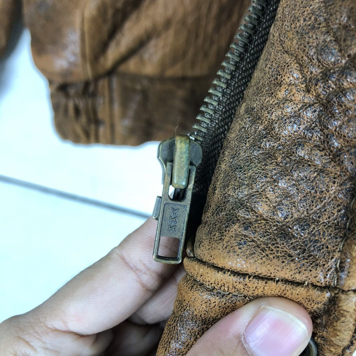 Vintage 📌VINTAGE FLY LEATHER JACKET D’HOMME A HOMME JAPAN MADE Size US M / EU 48-50 / 2 - 17 Thumbnail