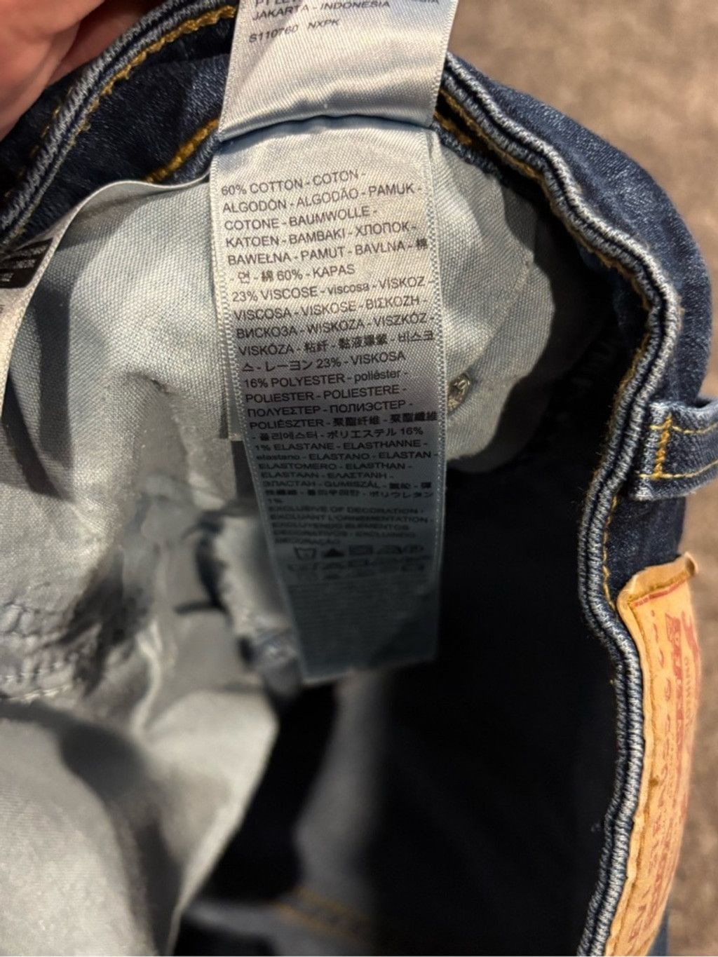 Levi's Levi's Women's 721 High Rise Skinny Jeans Size 30" / US 8 / IT 44 - 6 Thumbnail