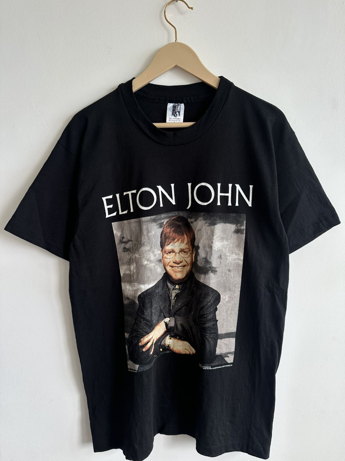 Vintage Vintage 90’s Elton John Ray Cooper Japan Tour Single Stitch Size US L / EU 52-54 / 3 - 2 Thumbnail