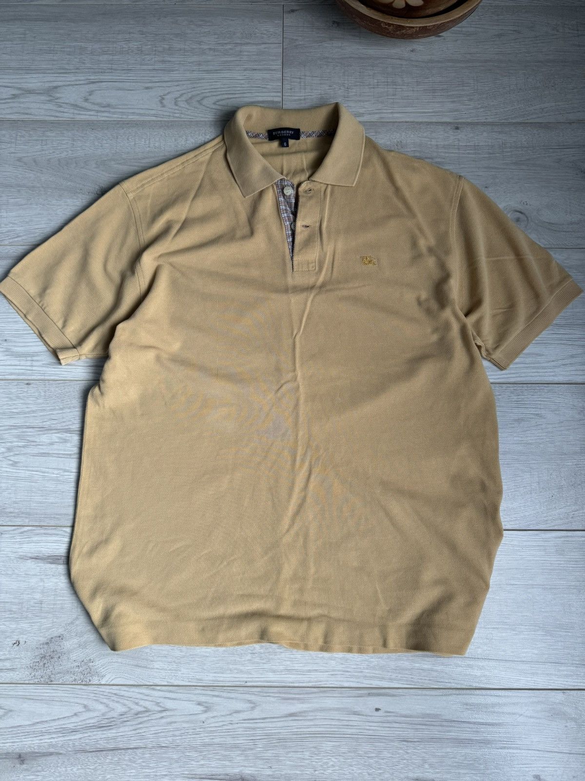 Burberry × Vintage Polo Burberry Navy Check shirt Size US XL / EU 56 / 4 - 2 Thumbnail