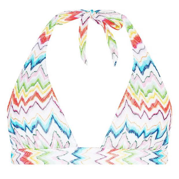 Missoni o1g2r1mq1124 Size: 40 / Zigzag Halter Bikini Set Multicolor Size ONE SIZE - 1 Thumbnail