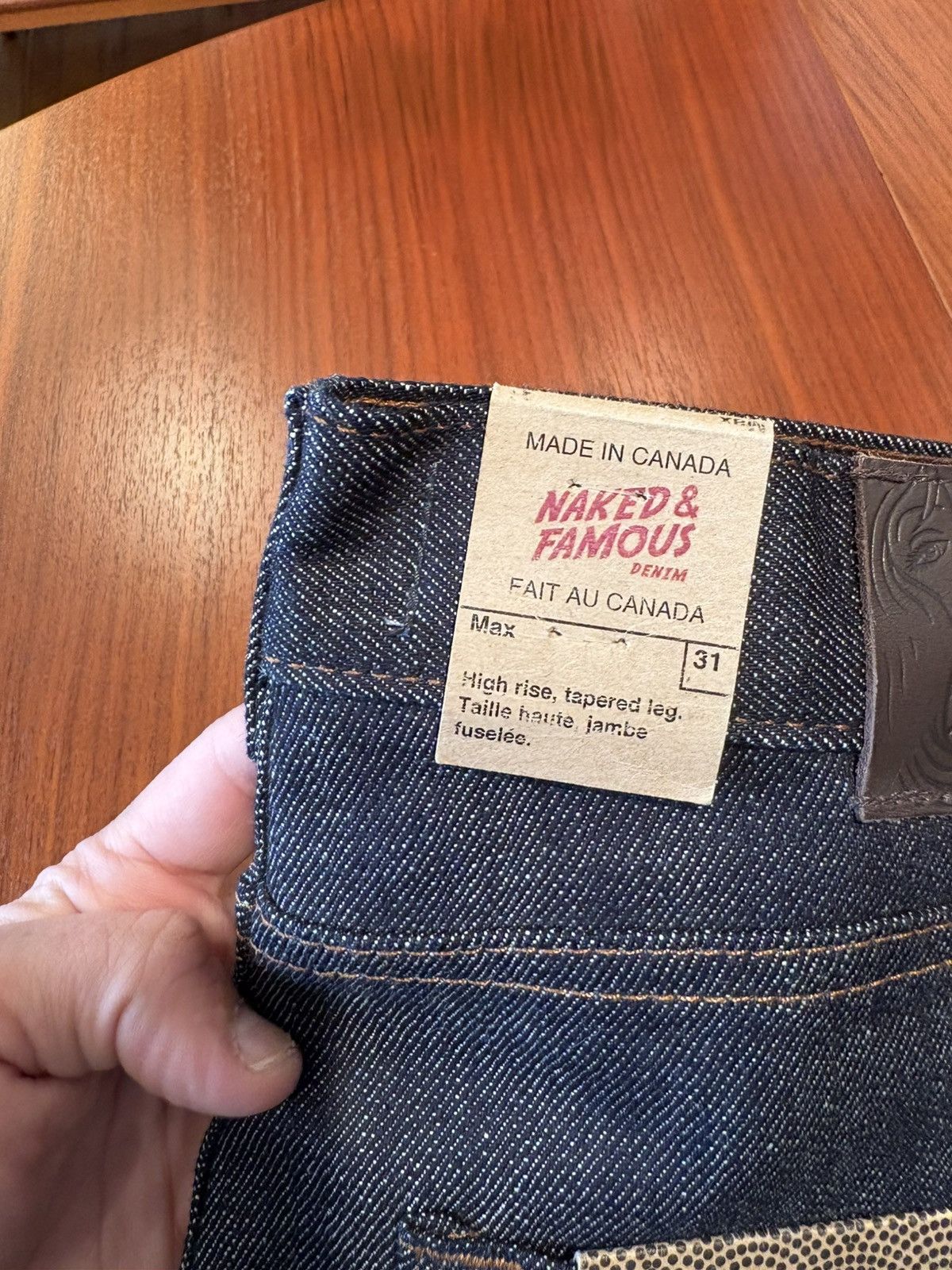 Naked & Famous Naked & Famous The Max Stretch Selvedge Size 31" - 2 Thumbnail