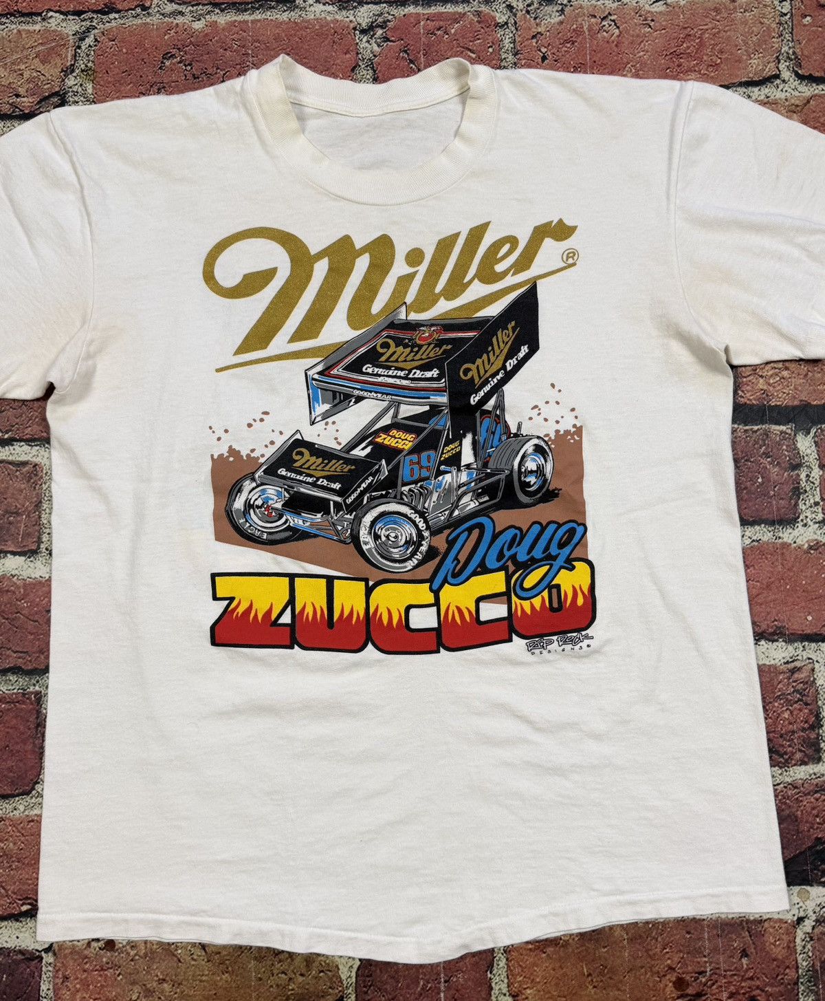 Other Vintage Sprint Car Racing Miller MGD Beer Doug Zucco T-Shirt Size US L / EU 52-54 / 3 - 3 Thumbnail