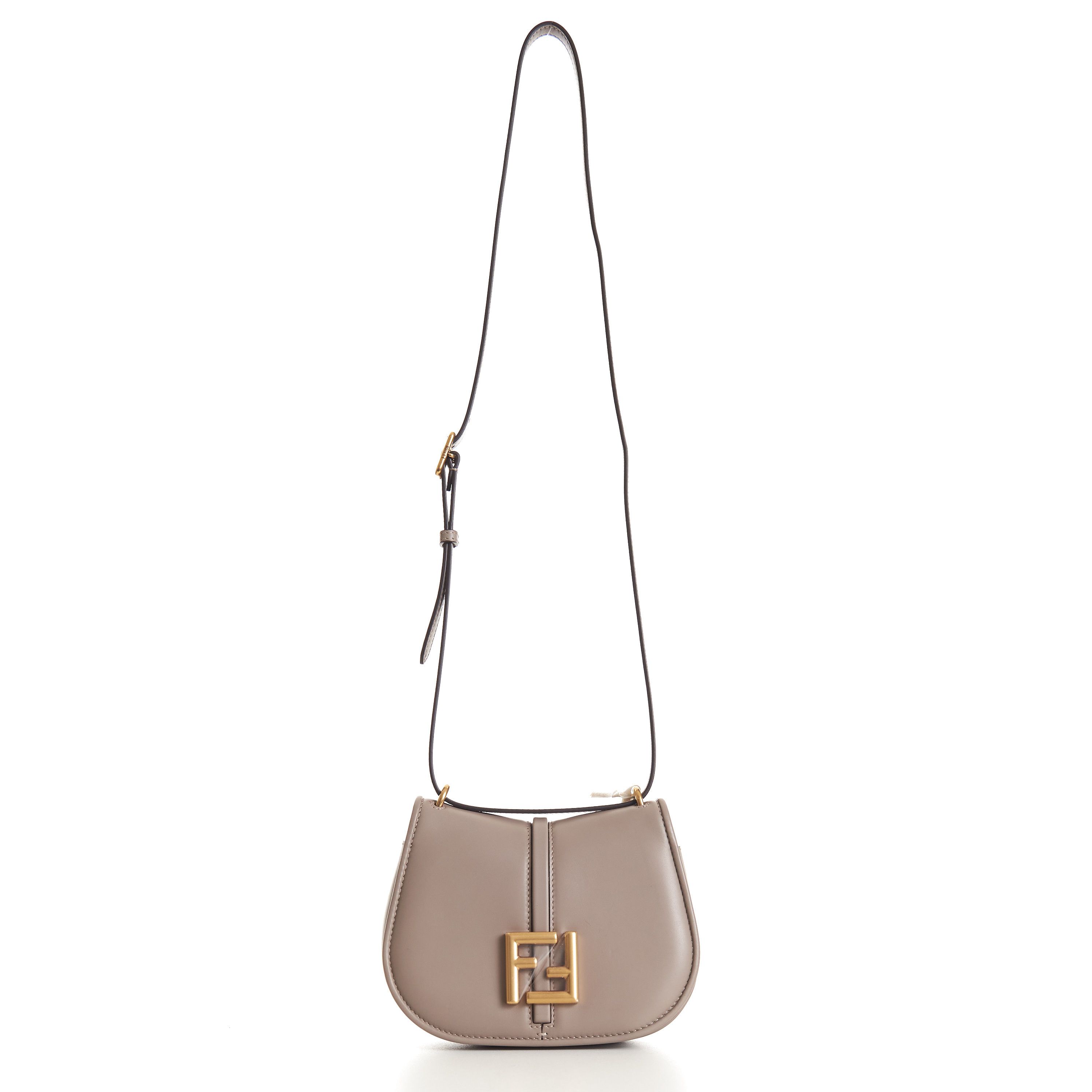 Fendi C’mon Mini Dove Gray Smooth Leather Size ONE SIZE - 2 Thumbnail