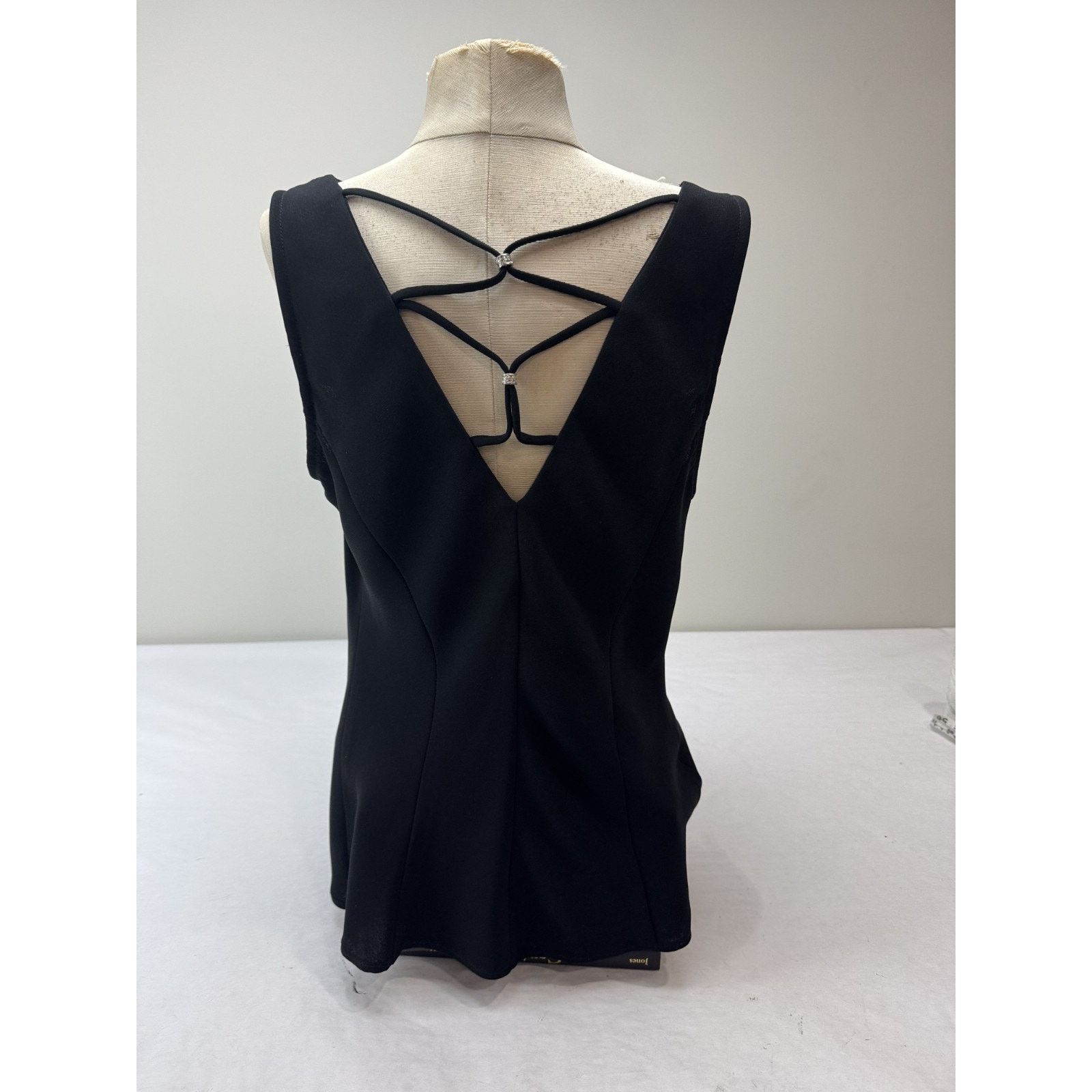 Other Vintage Y2K Whimsigoth Top Strappy Dress Barn Size 8 Black Size M / US 6-8 / IT 42-44 - 3 Thumbnail