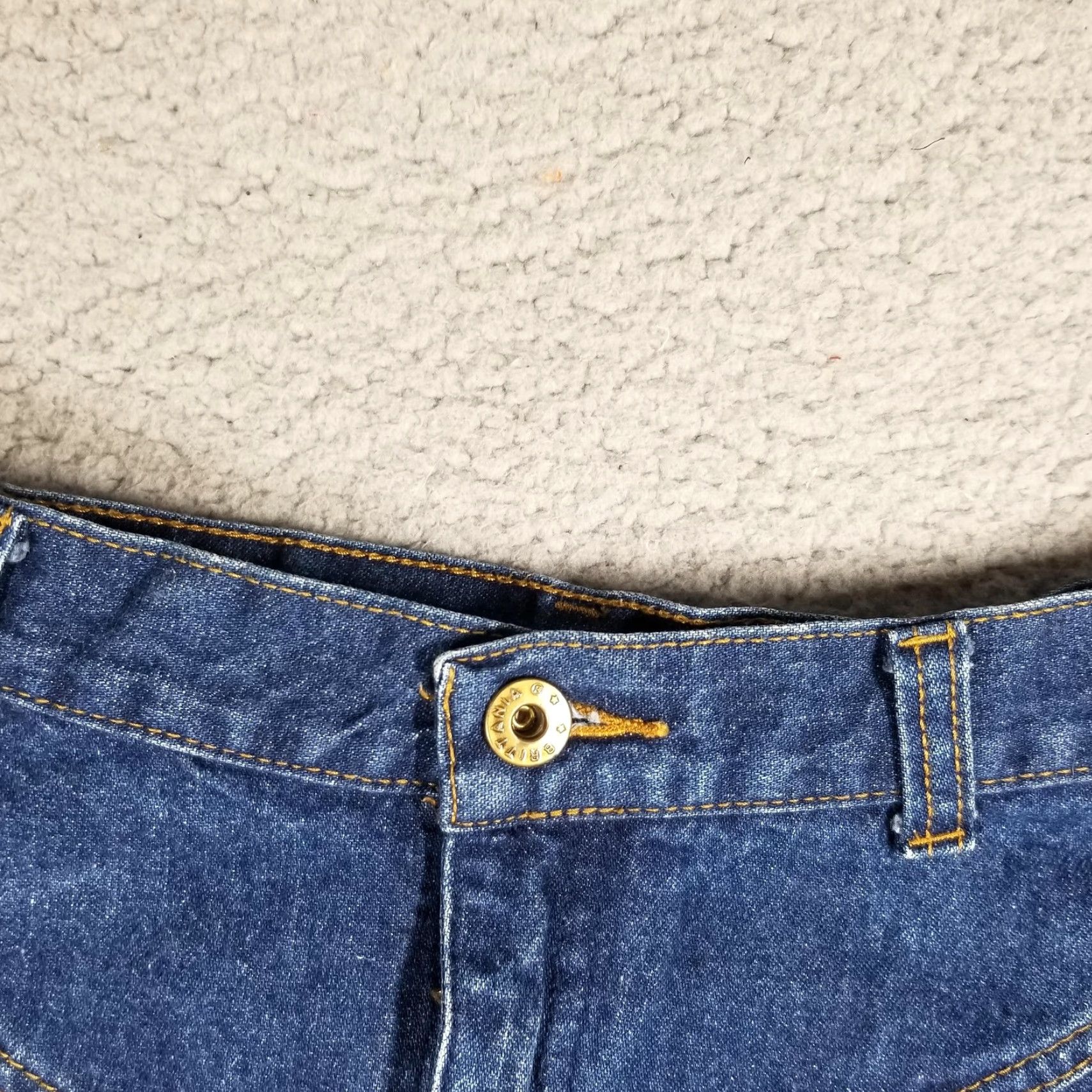 Vintage VINTAGE Brittania Jeans Womens 26X35 Blue High Rise Pleated Tapered Bareback 80s Size 26" / US 2 / IT 38 - 3 Thumbnail