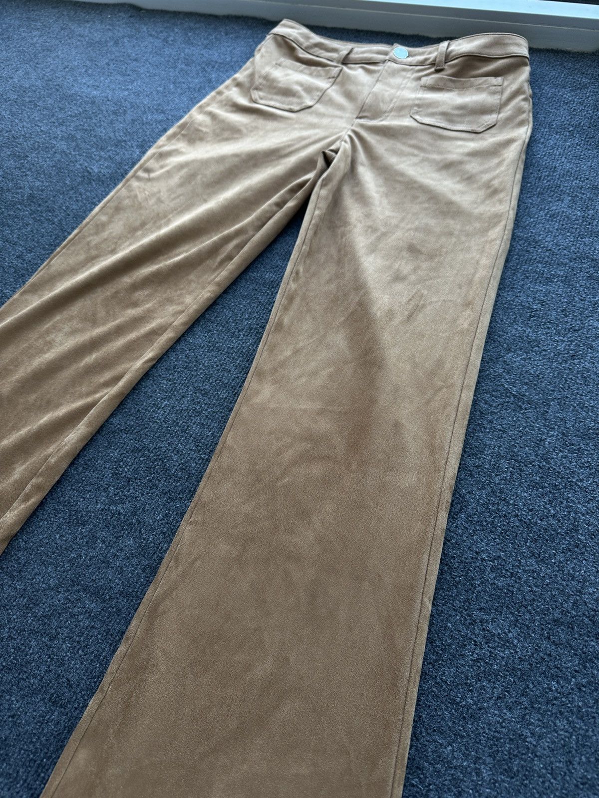 Other FLARED 🚨WOMEN BOOTCUT SOFT PANTS BROWN BEIGE IFSIXWASNINE Size 28" / US 6 / IT 42 - 6 Thumbnail