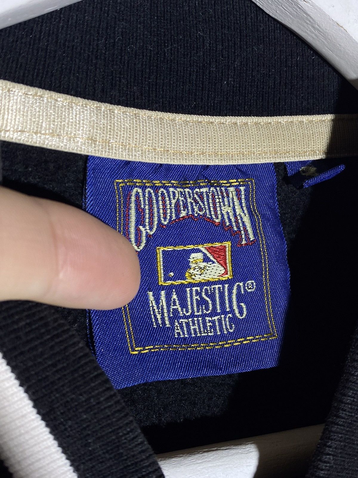 New York Yankees × Vintage Vintage 2000s New York Yankees MLB Majestic Bomber Jacket Size US S / EU 44-46 / 1 - 12 Thumbnail