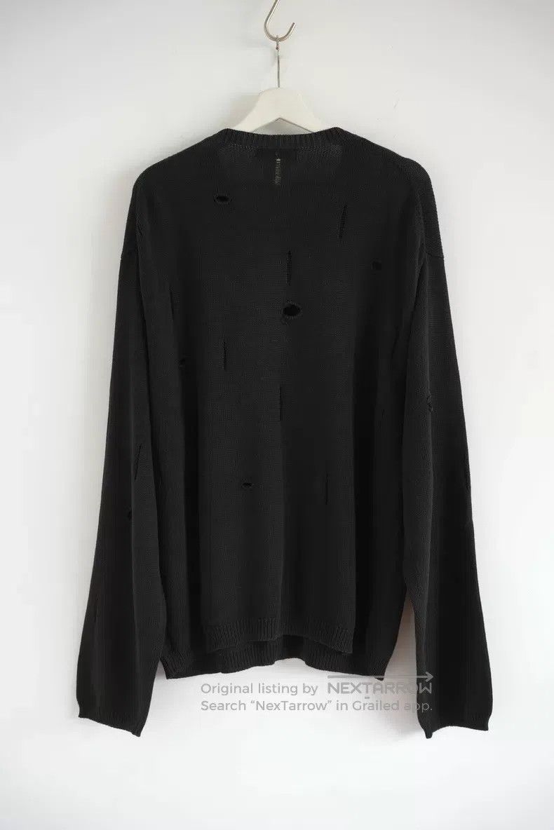 Other Yohji Yamamoto size os 80s ripped cut-out sweater Size US M / EU 48-50 / 2 - 2 Thumbnail